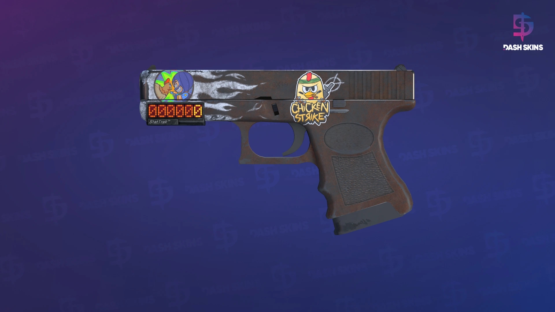 StatTrak™ Glock-18 | Oxide Blaze (Field-Tested) Screenshot Playside
