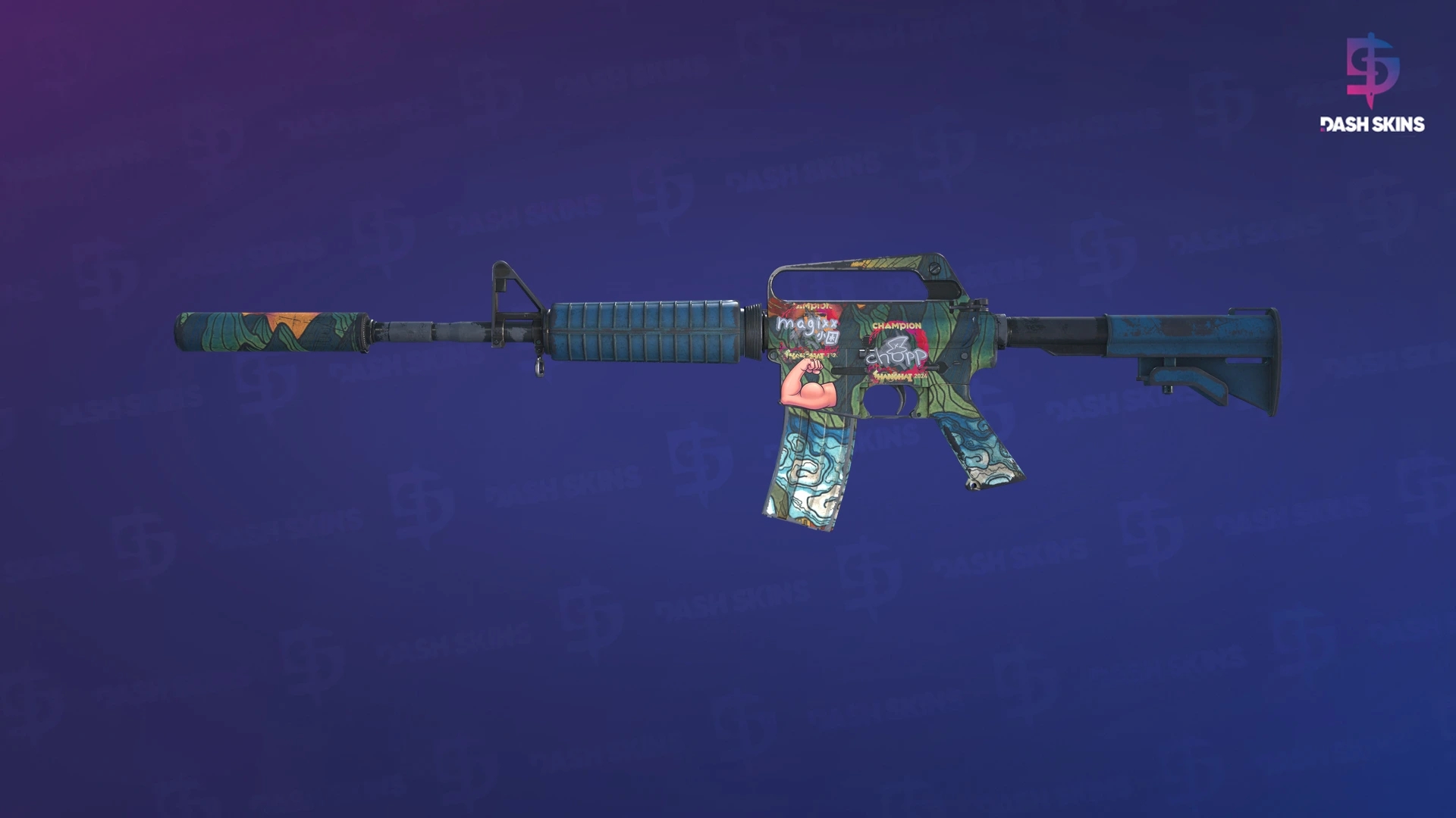 M4A1-S | Solitude (Battle-Scarred) Screenshot Playside