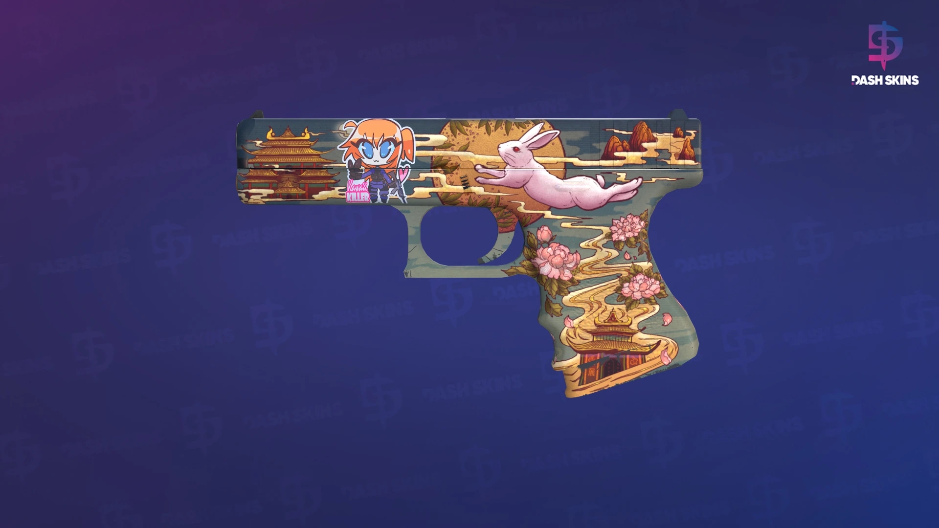Glock-18 | Umbral Rabbit (Minimal Wear) Screenshot Playside