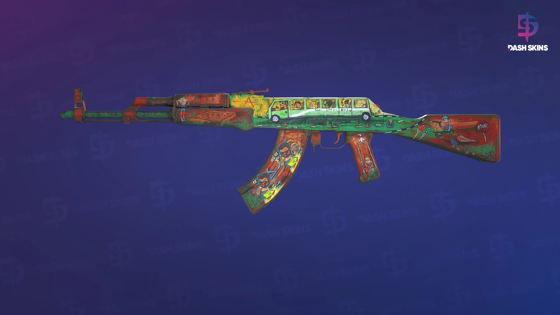 AK-47 | The Outsiders (Field-Tested) Screenshot Playside