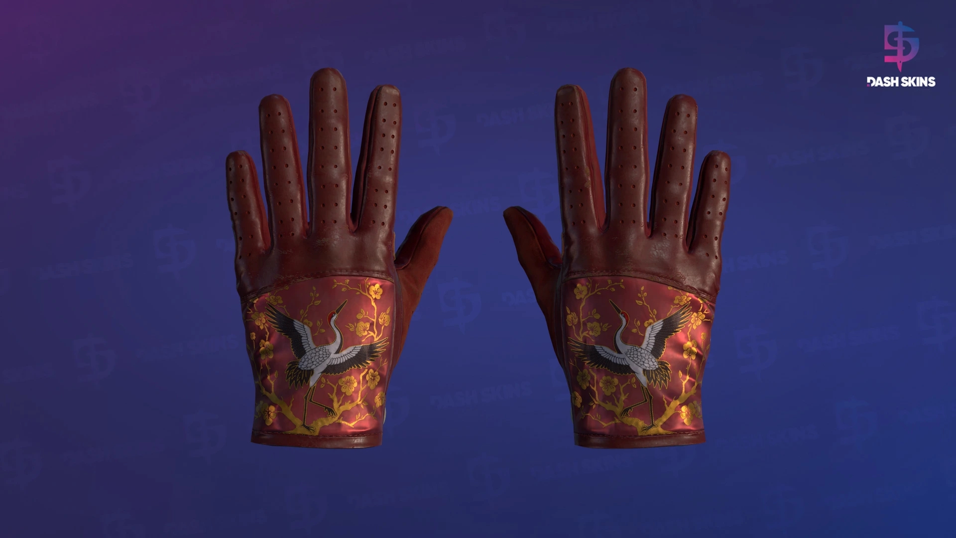 ★ Driver Gloves | Brocade Crane (Field-Tested) Screenshot Playside