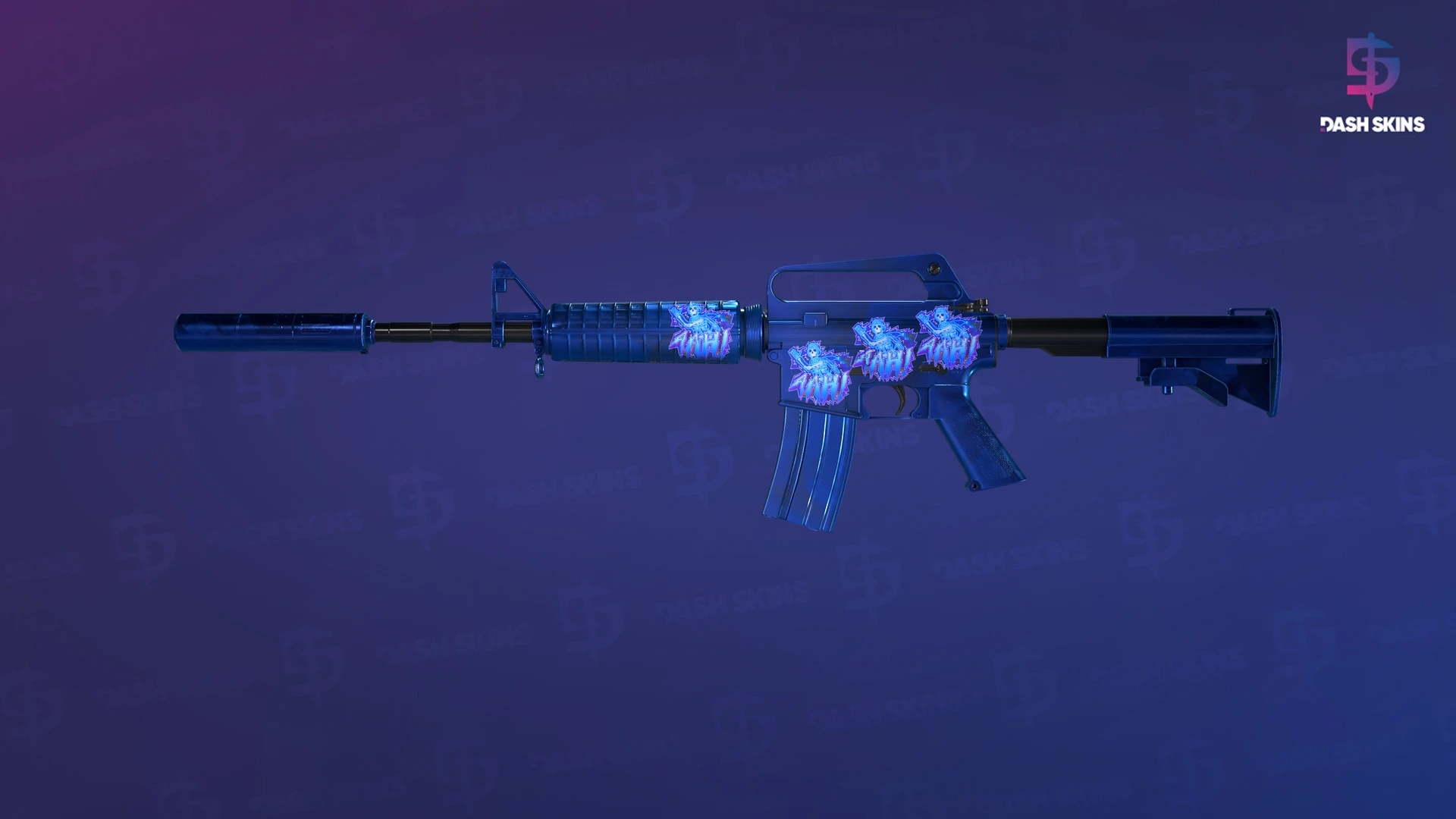 M4A1-S | Blue Phosphor (Factory New) Screenshot Playside