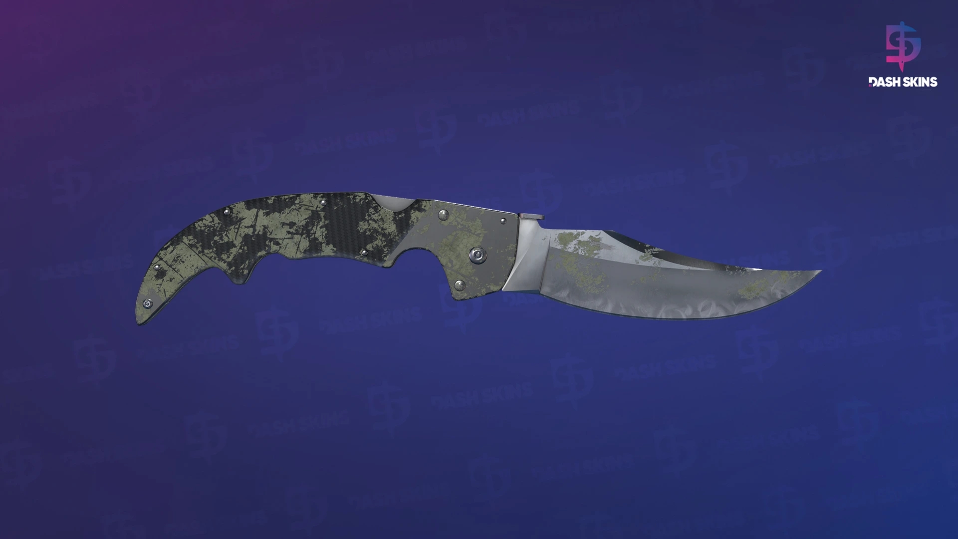 ★ Falchion Knife | Safari Mesh (Battle-Scarred) Screenshot Playside
