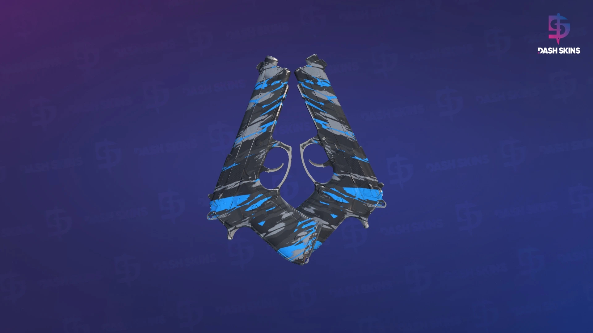 Dual Berettas | Shred (Minimal Wear) Screenshot Playside