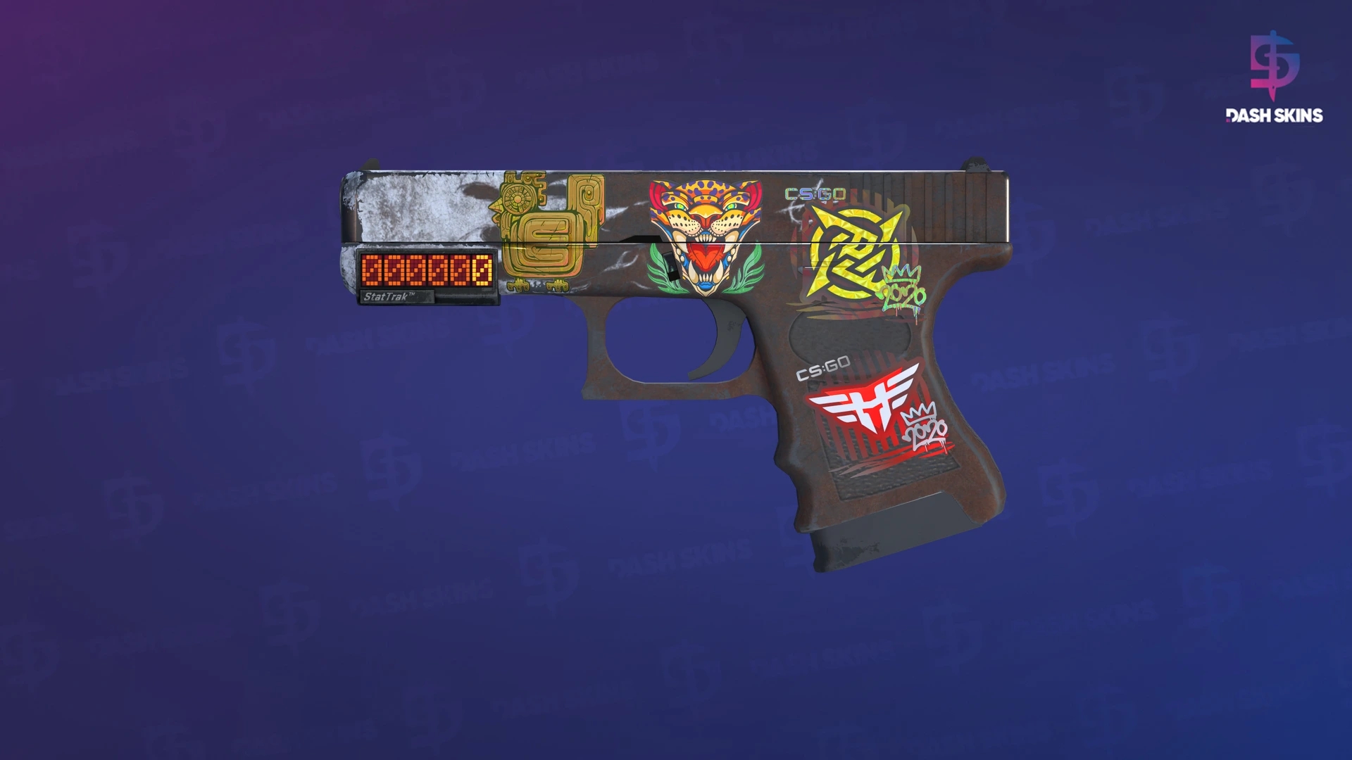 StatTrak™ Glock-18 | Oxide Blaze (Well-Worn) Screenshot Playside