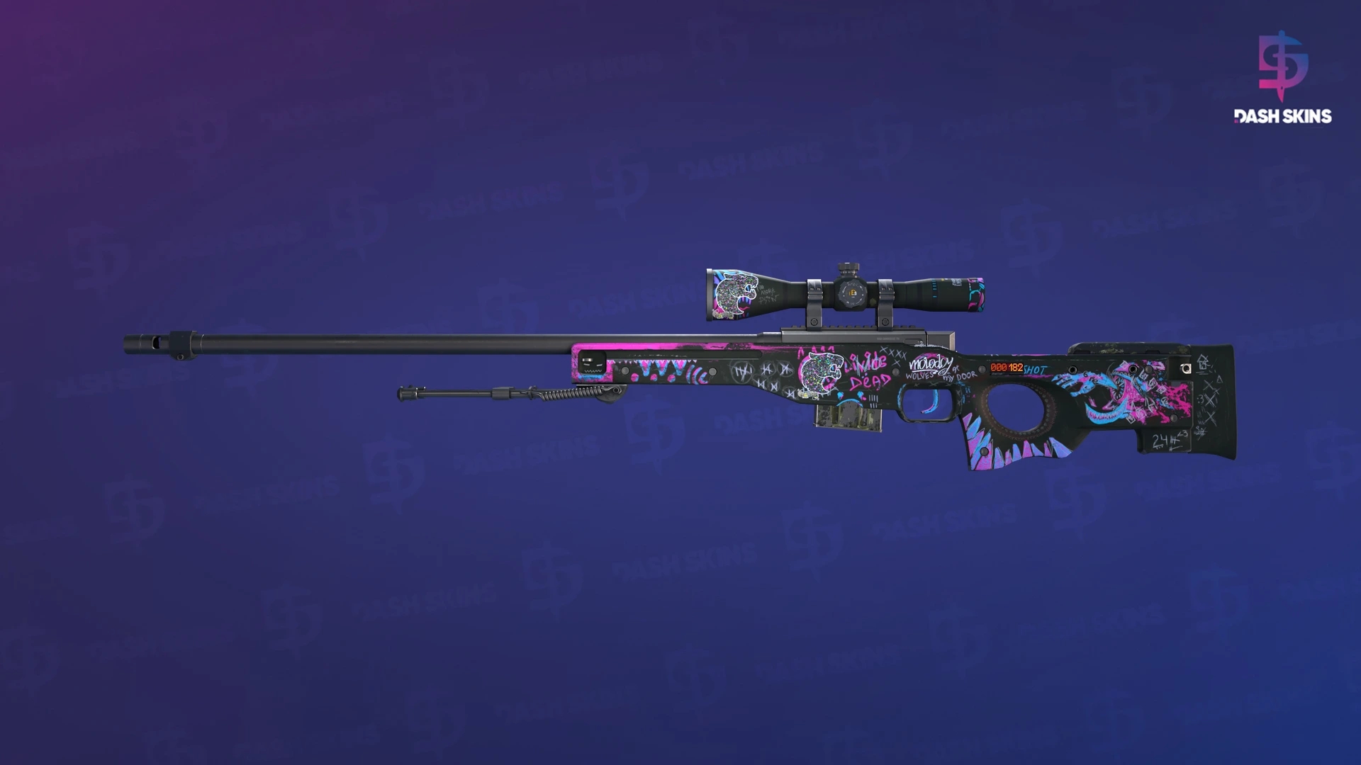 StatTrak™ AWP | Fever Dream (Minimal Wear) Screenshot Playside