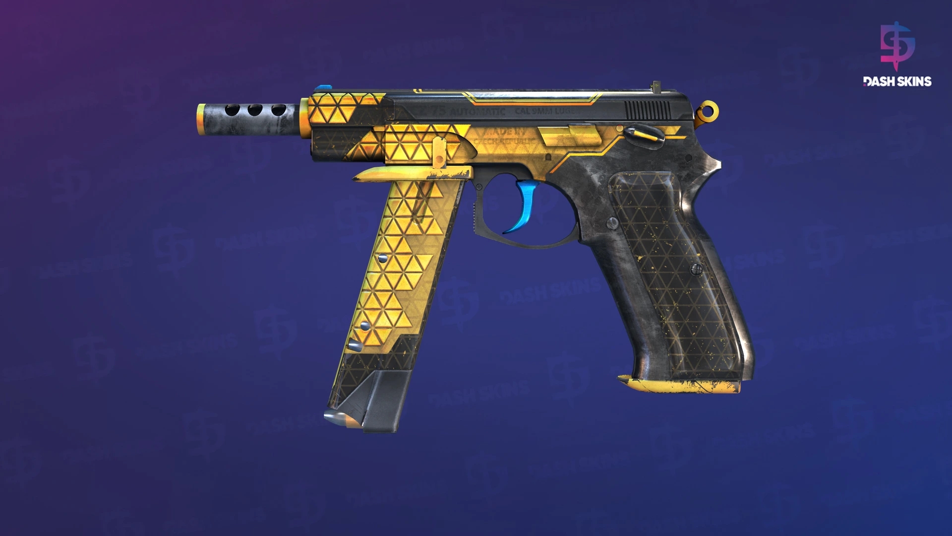 CZ75-Auto | Syndicate (Field-Tested) Screenshot Playside