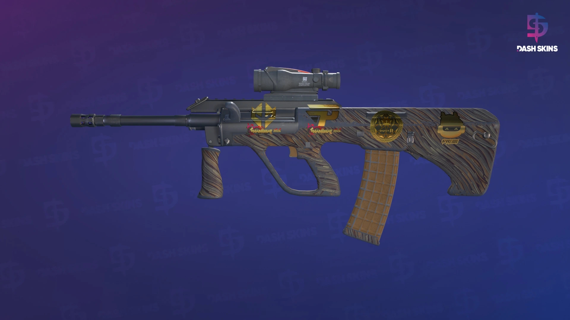 Souvenir AUG | Spalted Wood (Field-Tested) Screenshot Playside
