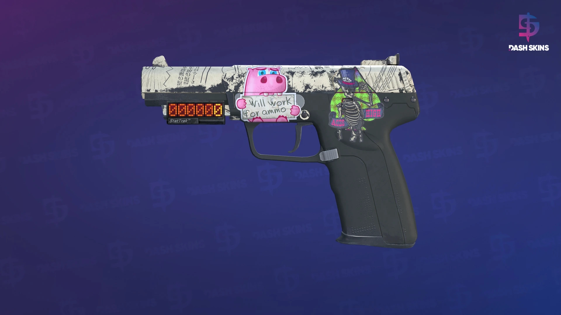 StatTrak™ Five-SeveN | Kami (Field-Tested) Screenshot Playside