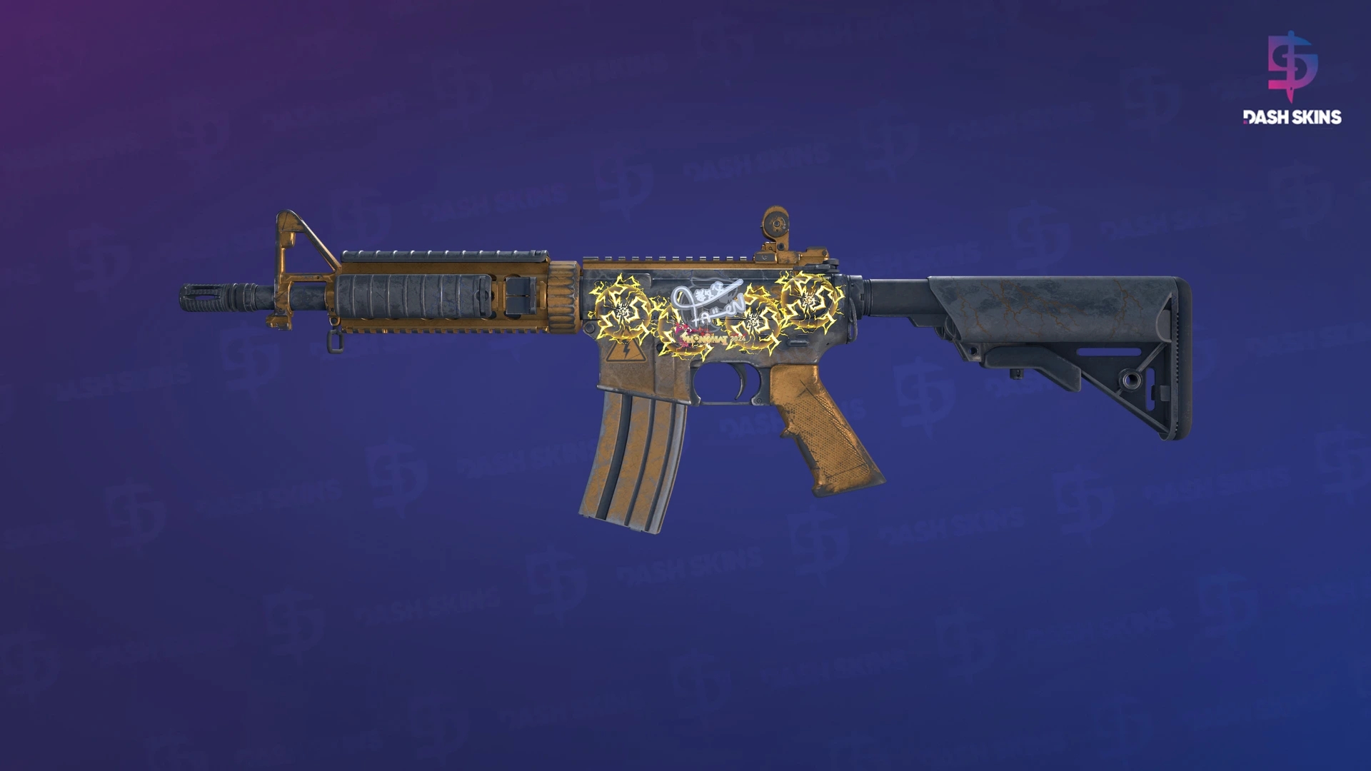 M4A4 | Sheet Lightning (Battle-Scarred) Screenshot Playside