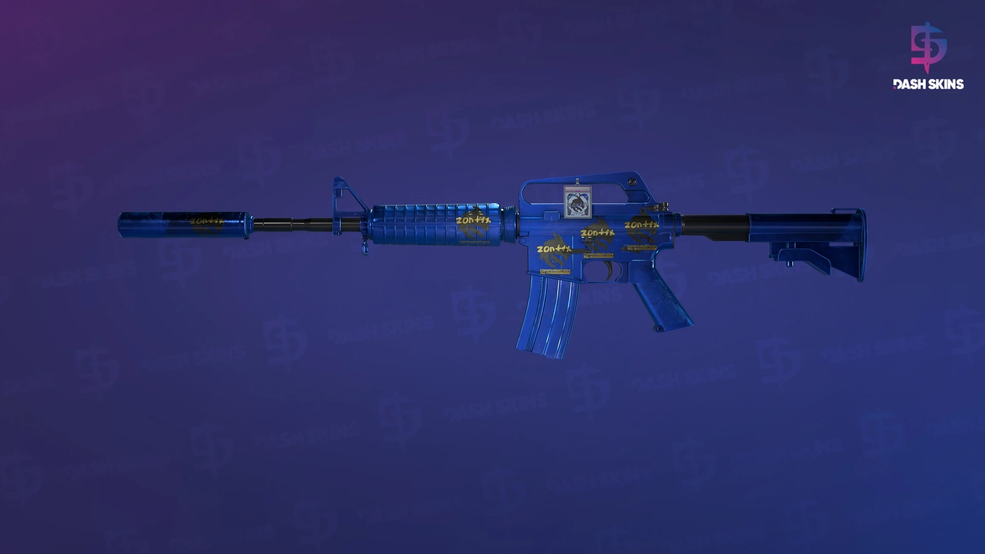 M4A1-S | Blue Phosphor (Factory New) Screenshot Playside