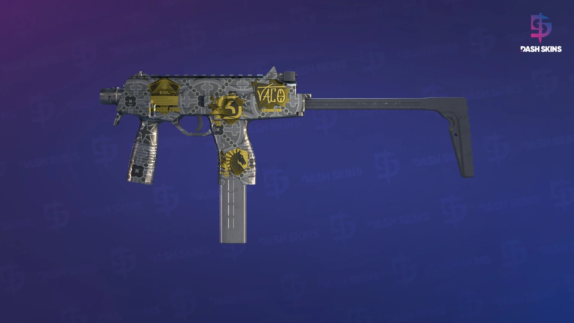 Souvenir MP9 | Dark Age (Minimal Wear) Screenshot Playside