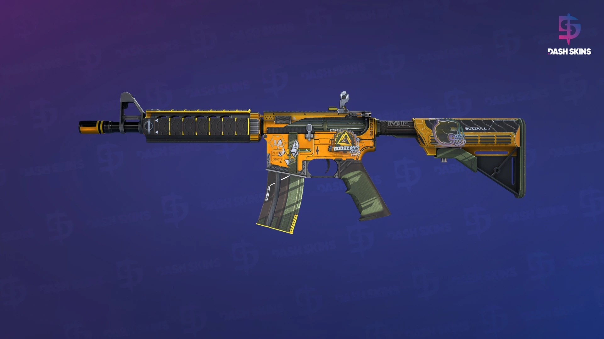 M4A4 | Buzz Kill (Minimal Wear) Screenshot Playside