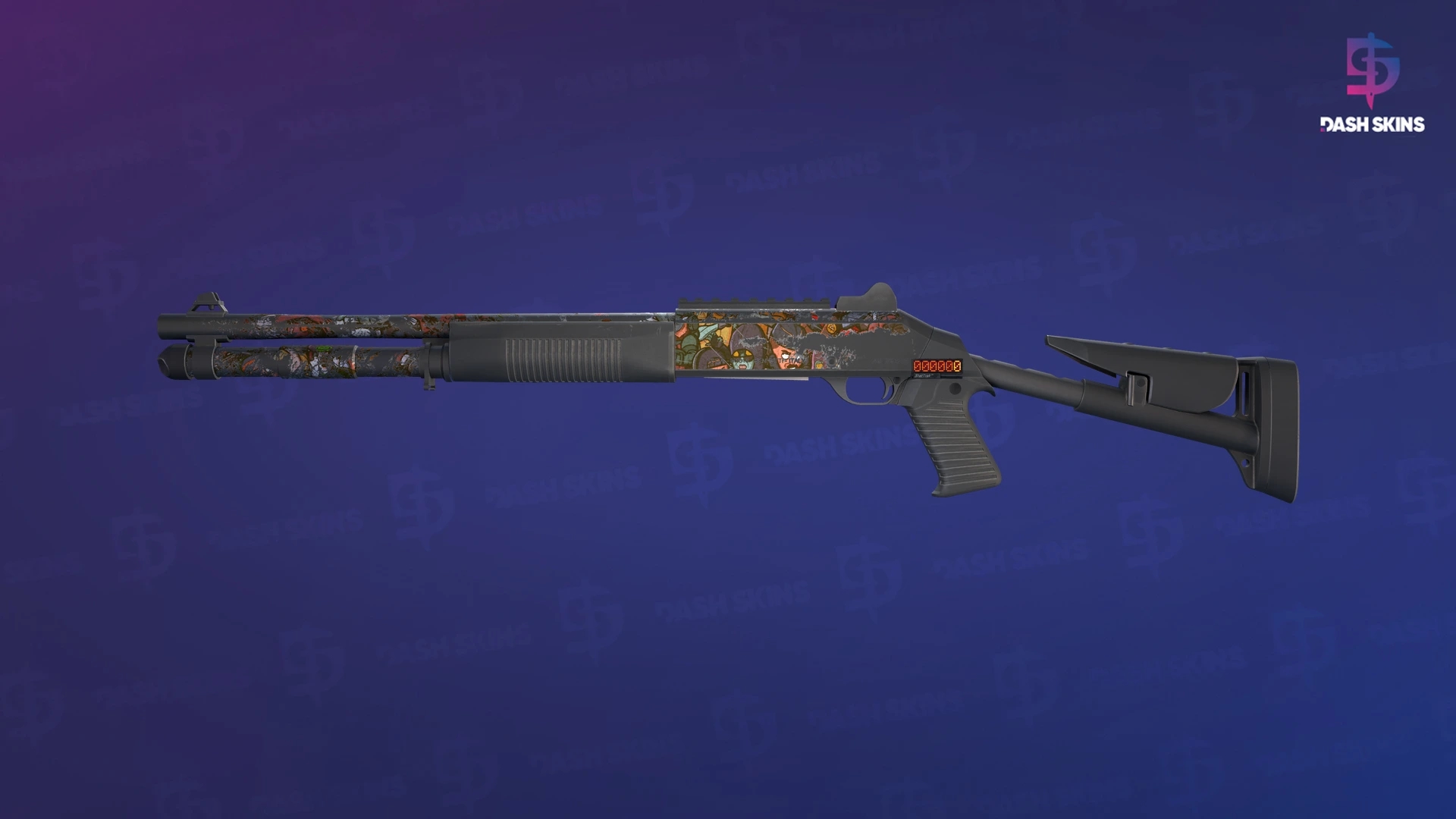 StatTrak™ XM1014 | Zombie Offensive (Battle-Scarred) Screenshot Playside