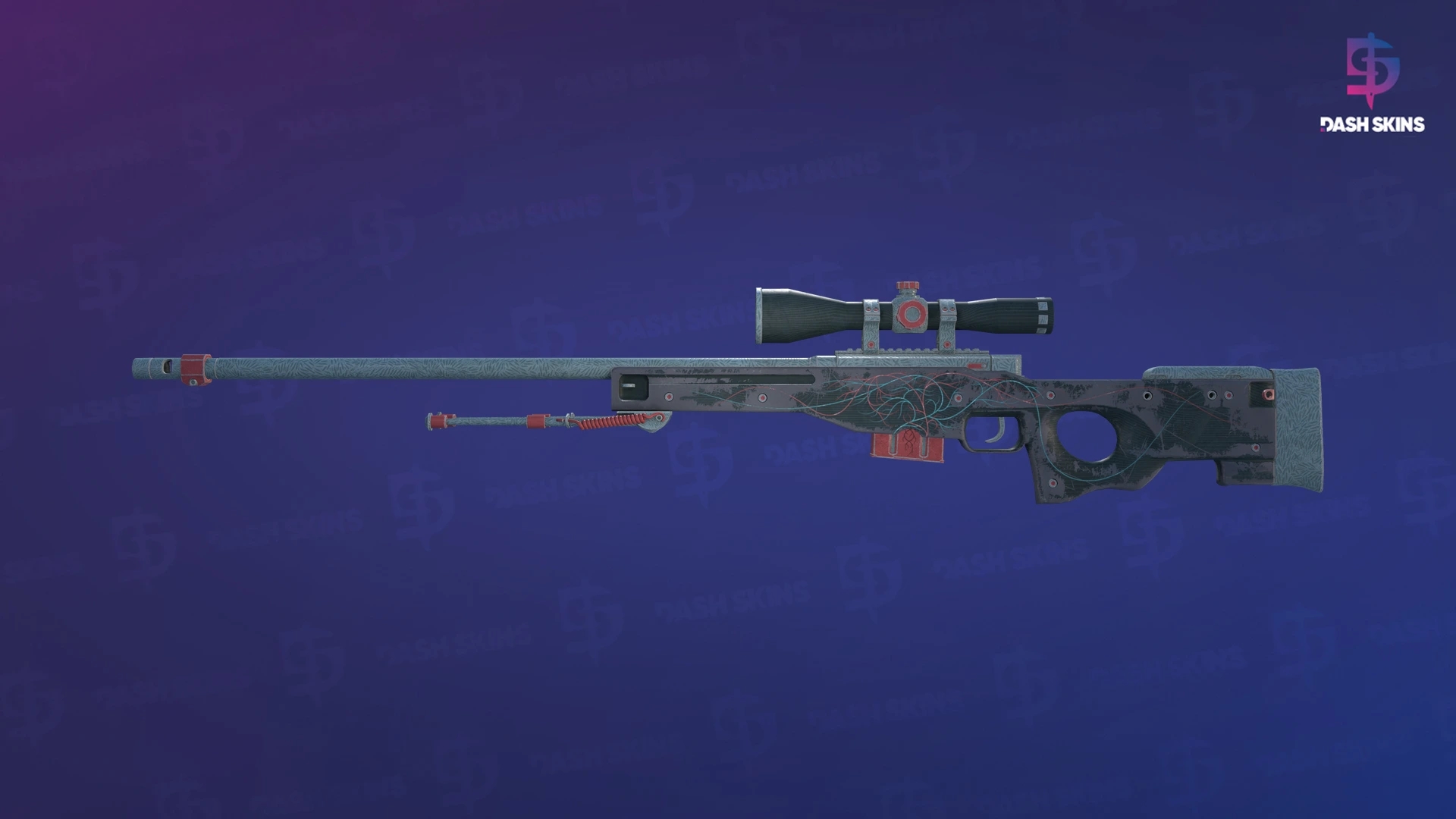 AWP | Capillary (Battle-Scarred) Screenshot Playside