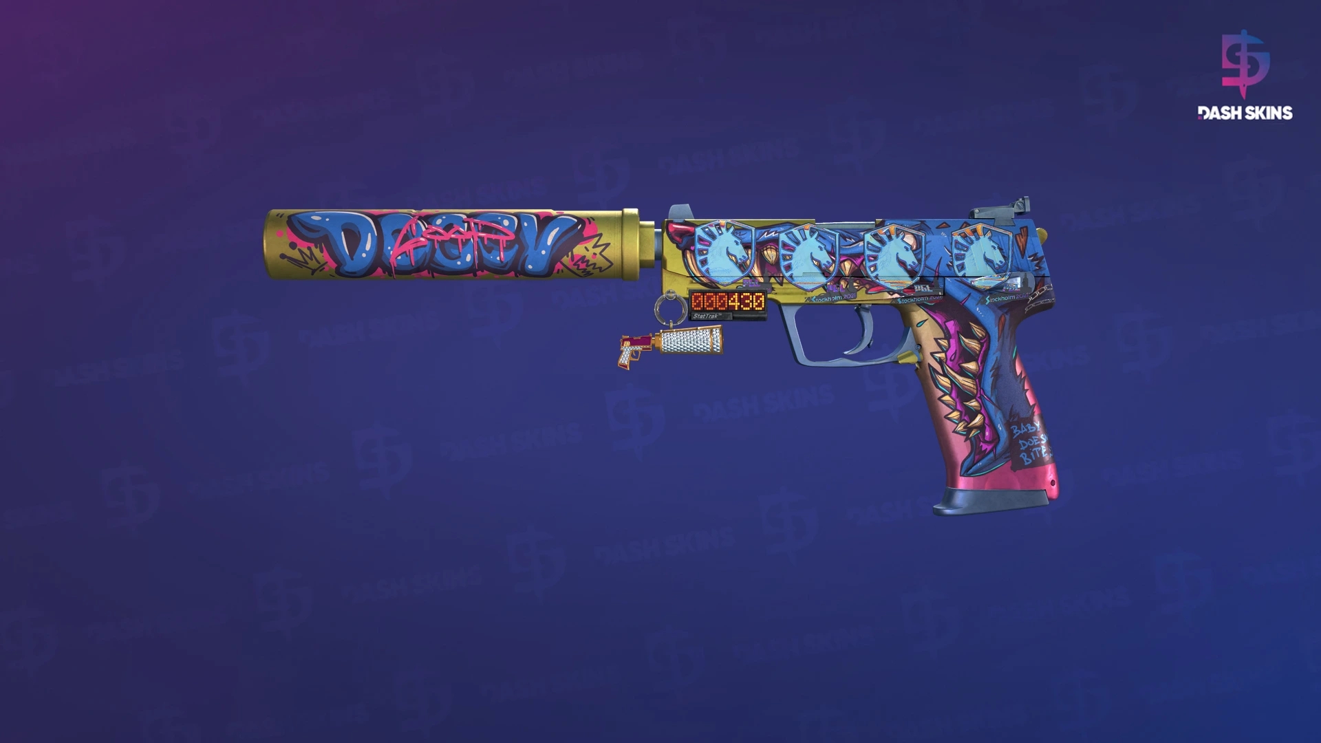 StatTrak™ USP-S | Jawbreaker (Minimal Wear) Screenshot Playside