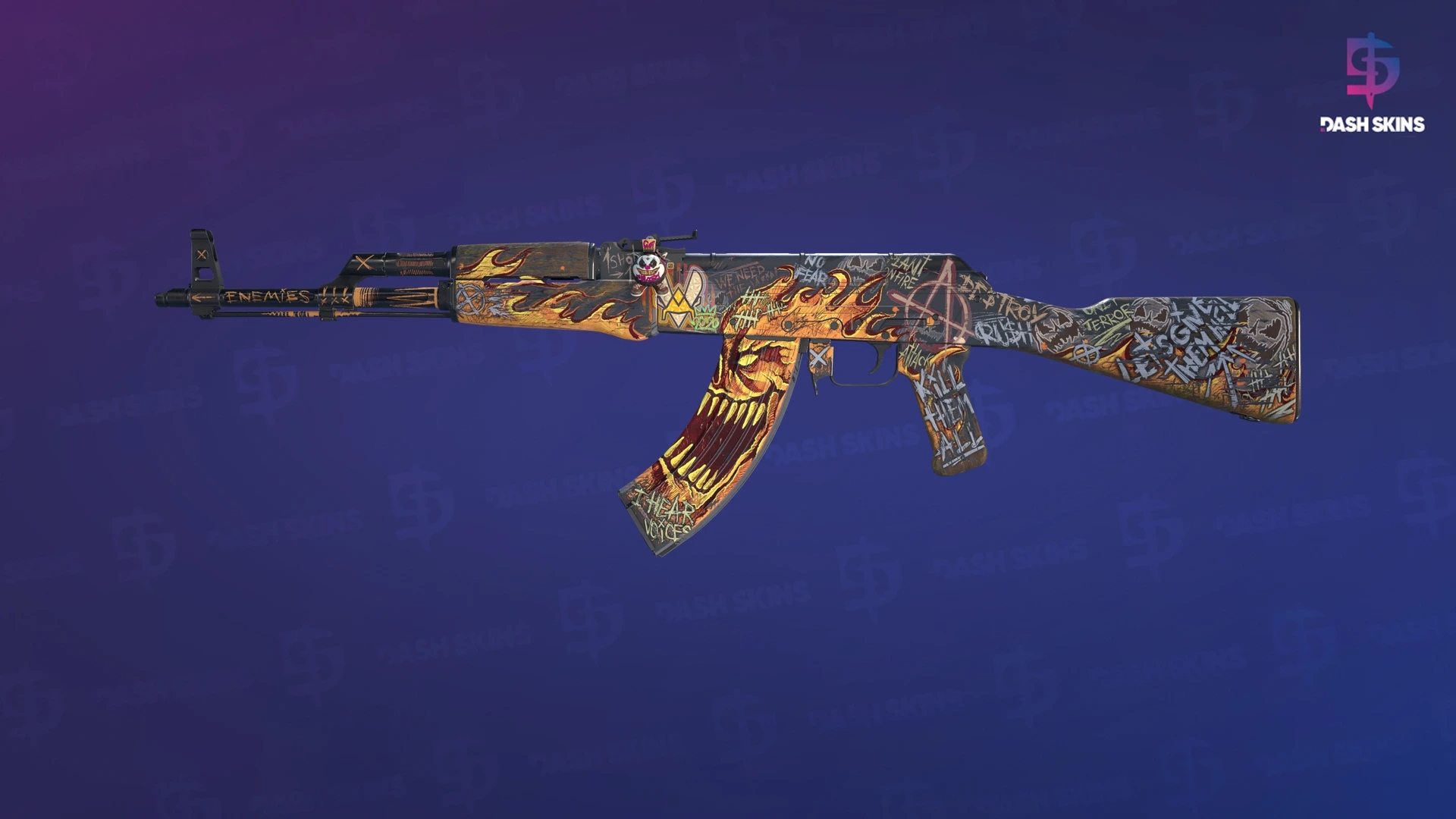 AK-47 | Searing Rage (Minimal Wear) Screenshot Playside