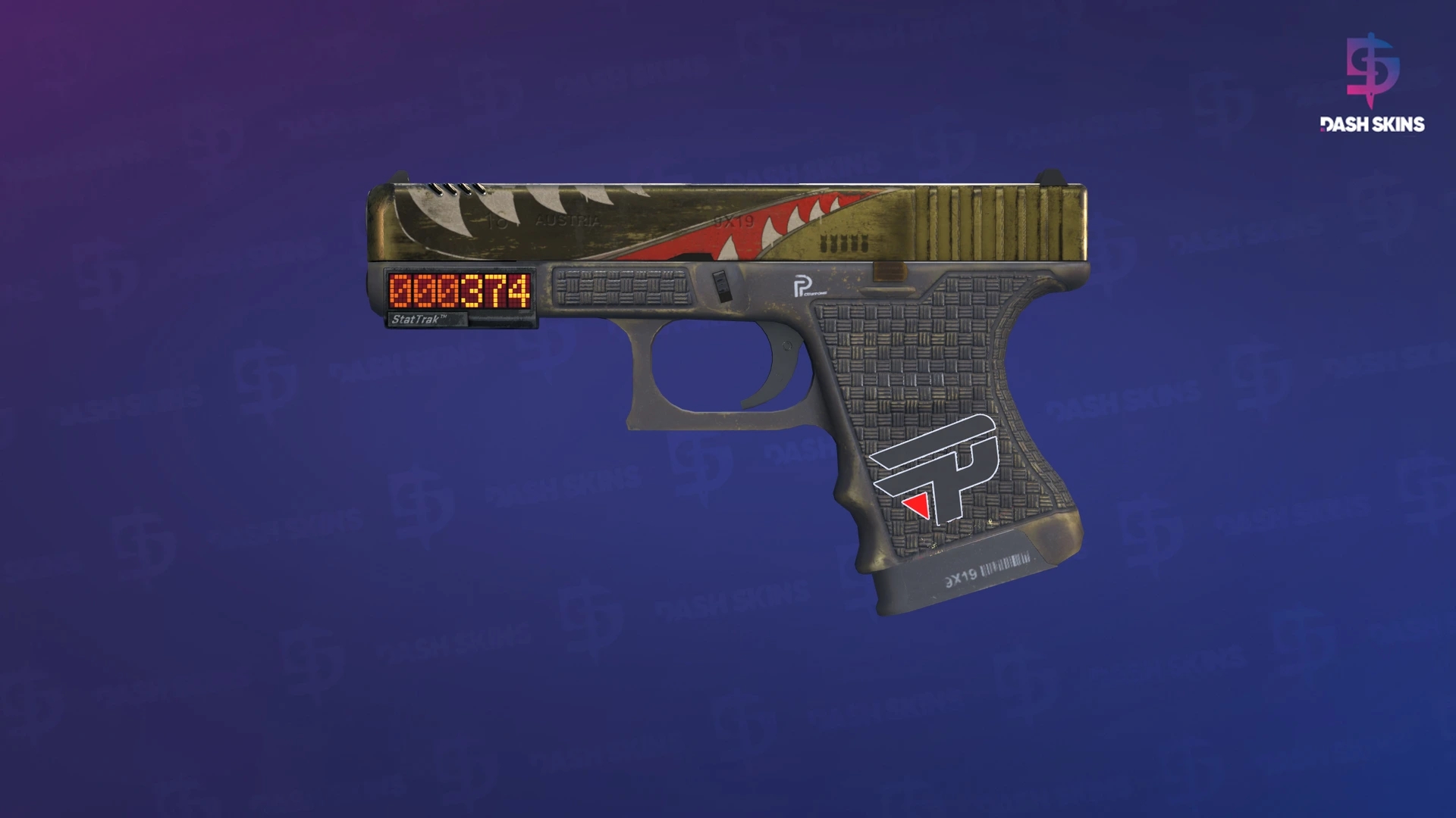 StatTrak™ Glock-18 | Warhawk (Minimal Wear) Screenshot Playside