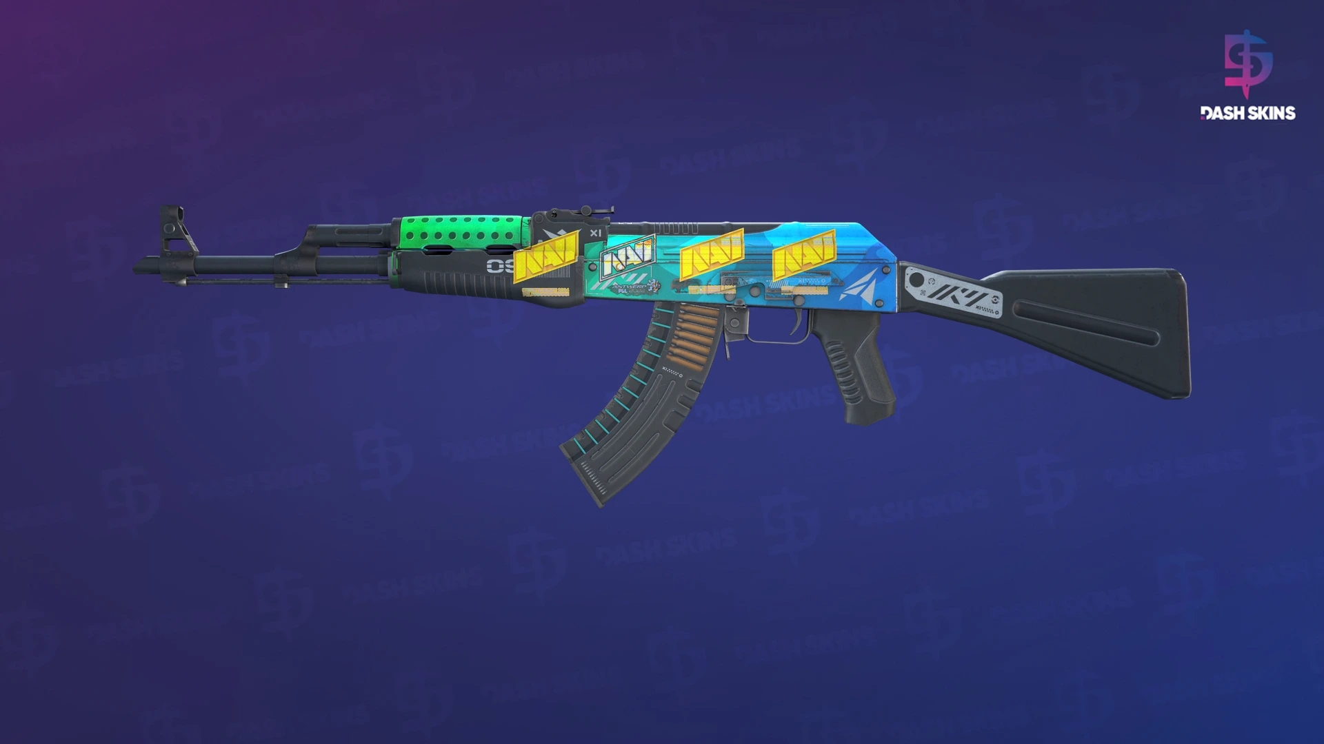 AK-47 | Ice Coaled (Field-Tested) Screenshot Playside