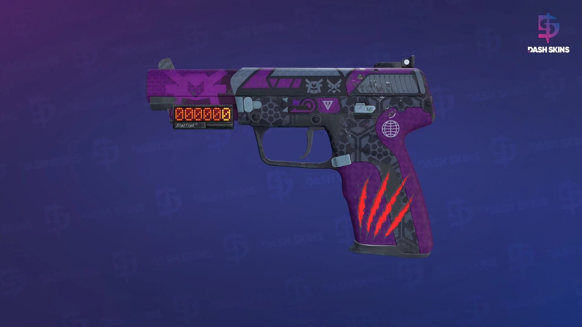 StatTrak™ Five-SeveN | Violent Daimyo (Field-Tested) Screenshot Playside