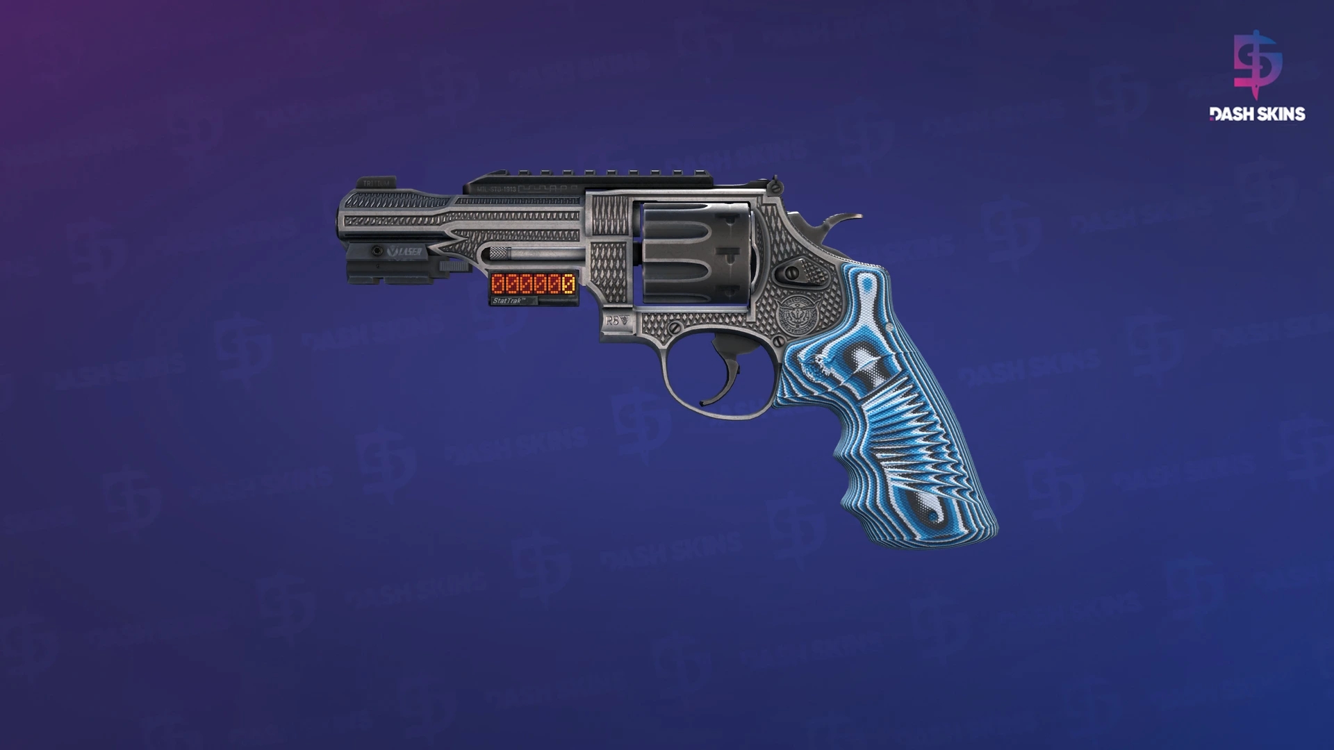 StatTrak™ R8 Revolver | Grip (Well-Worn) Screenshot Playside