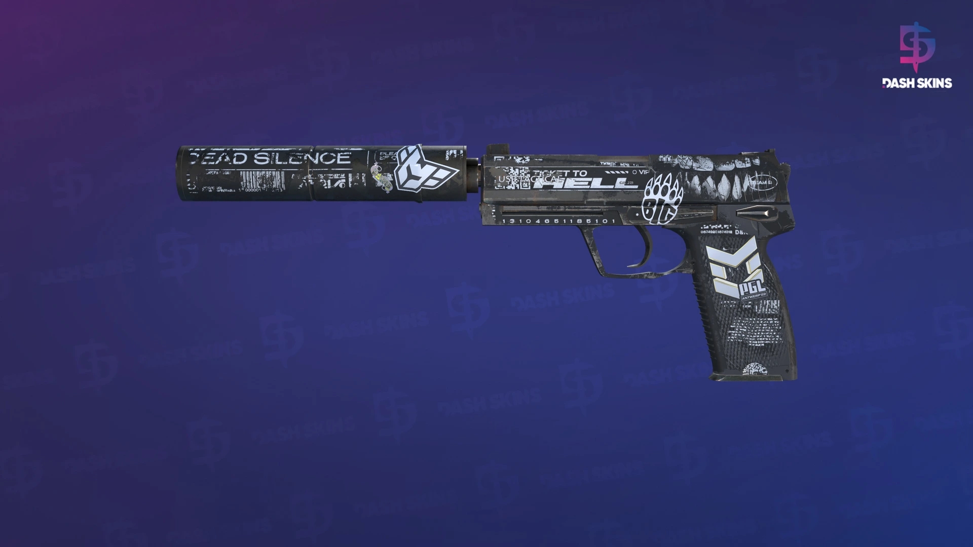 USP-S | Ticket to Hell (Battle-Scarred) Screenshot Playside