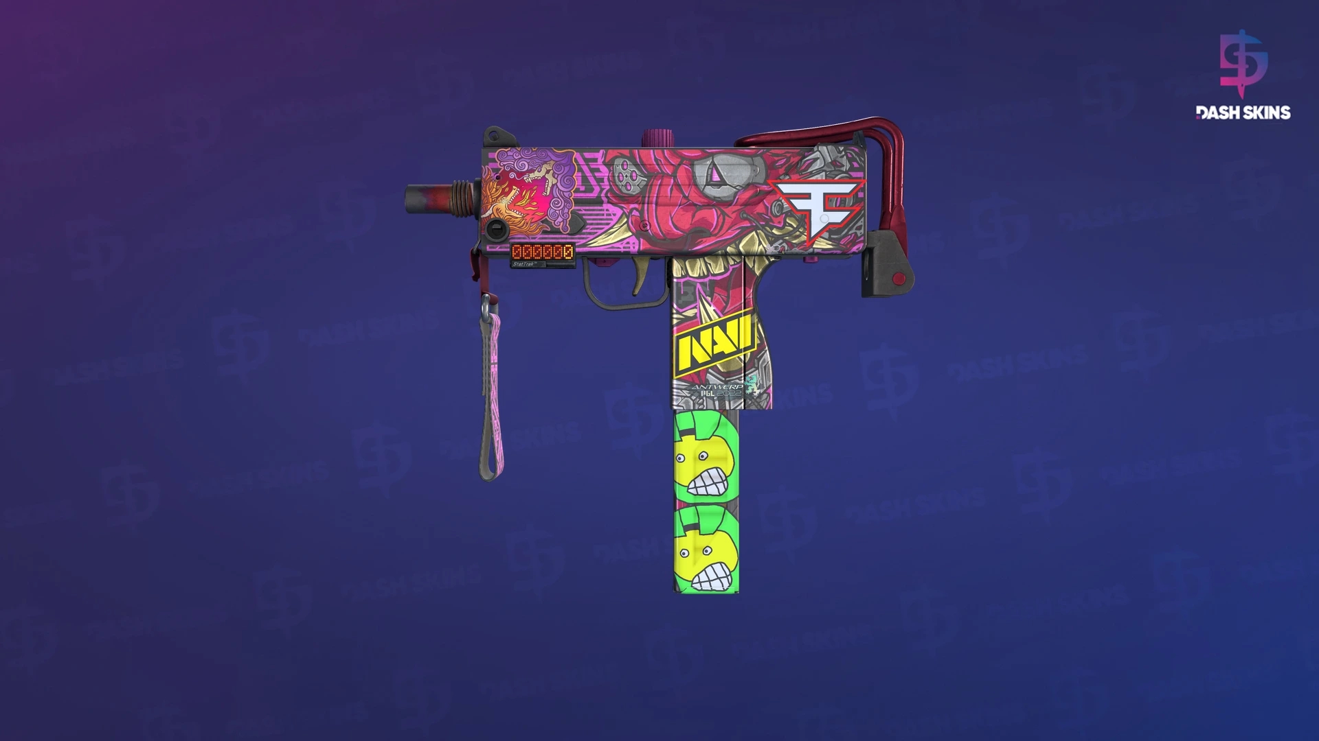 StatTrak™ MAC-10 | Saibā Oni (Field-Tested) Screenshot Playside