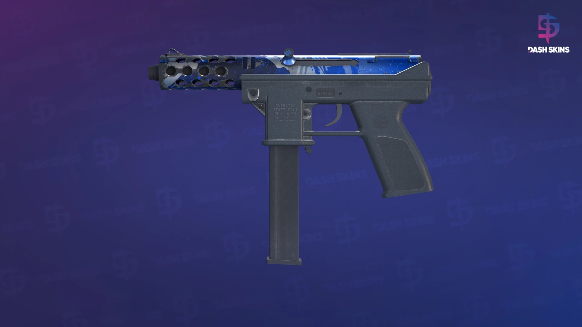 Tec-9 | Ice Cap (Field-Tested) Screenshot Playside