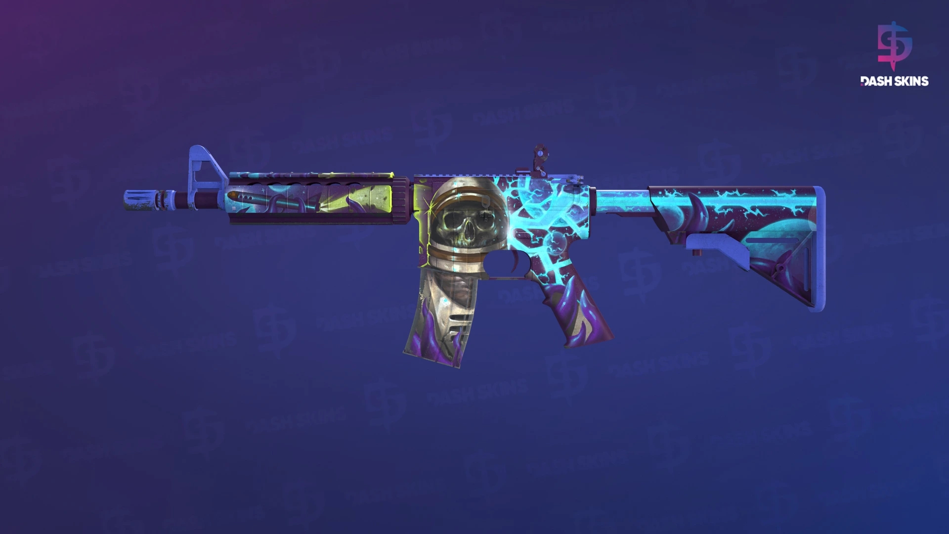 M4A4 | Desolate Space (Battle-Scarred) Screenshot Playside