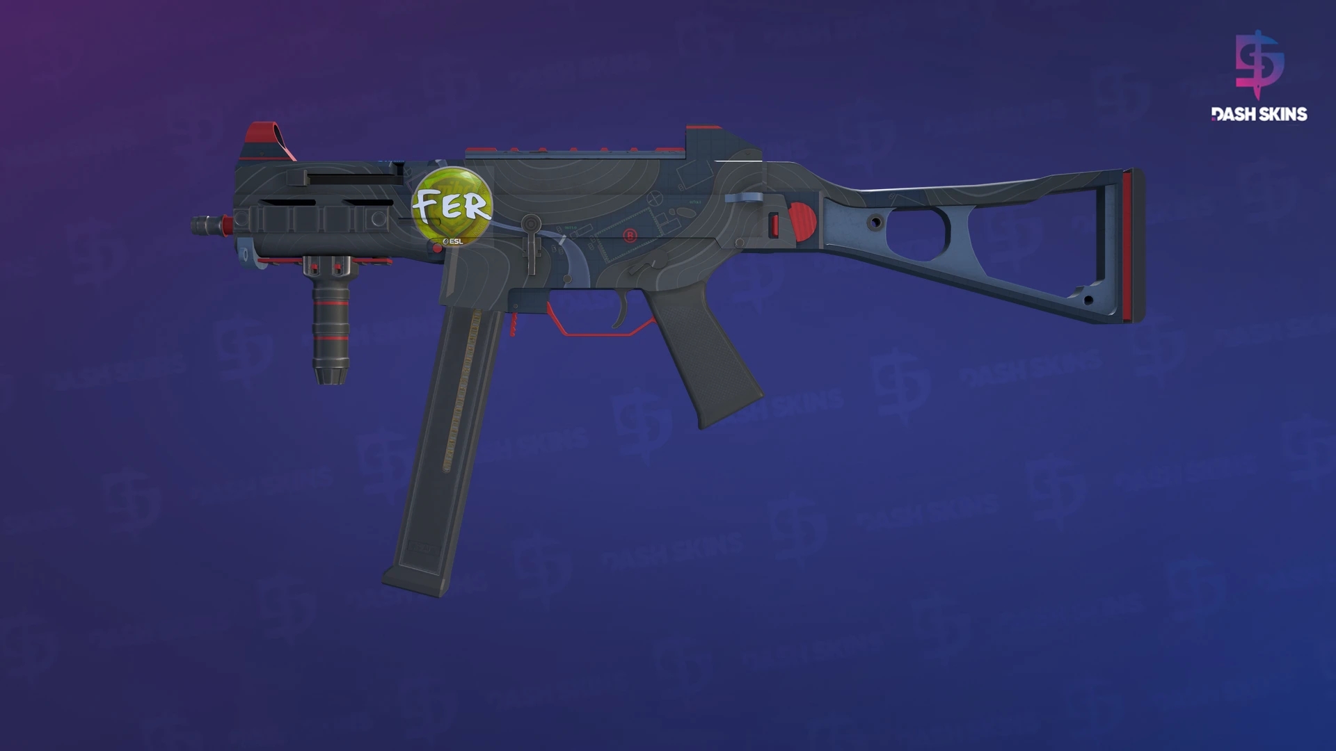 UMP-45 | Briefing (Minimal Wear) Screenshot Playside