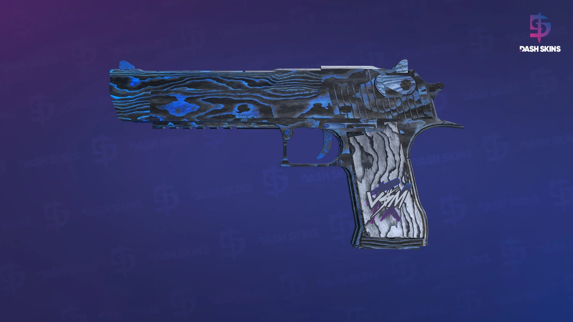 Desert Eagle | Blue Ply (Well-Worn) Screenshot Playside