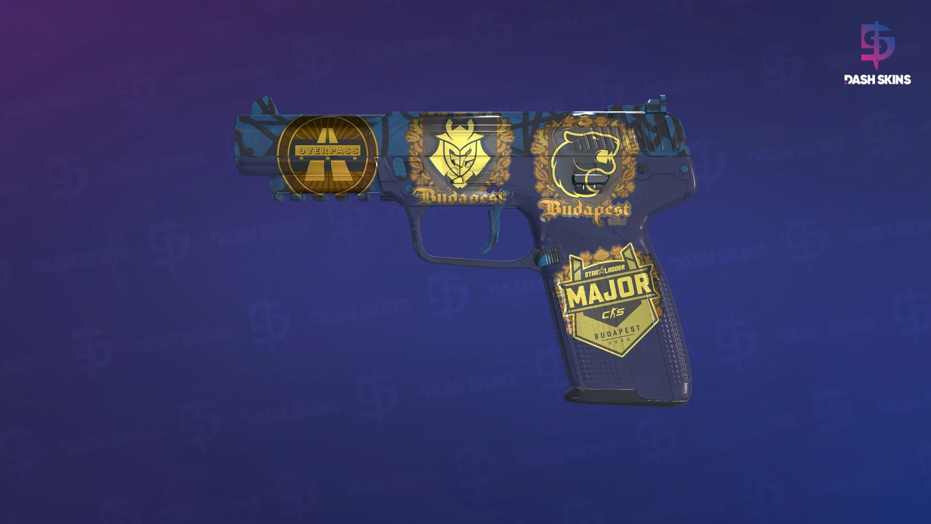 Souvenir Five-SeveN | Midnight Paintover (Factory New) Screenshot Playside
