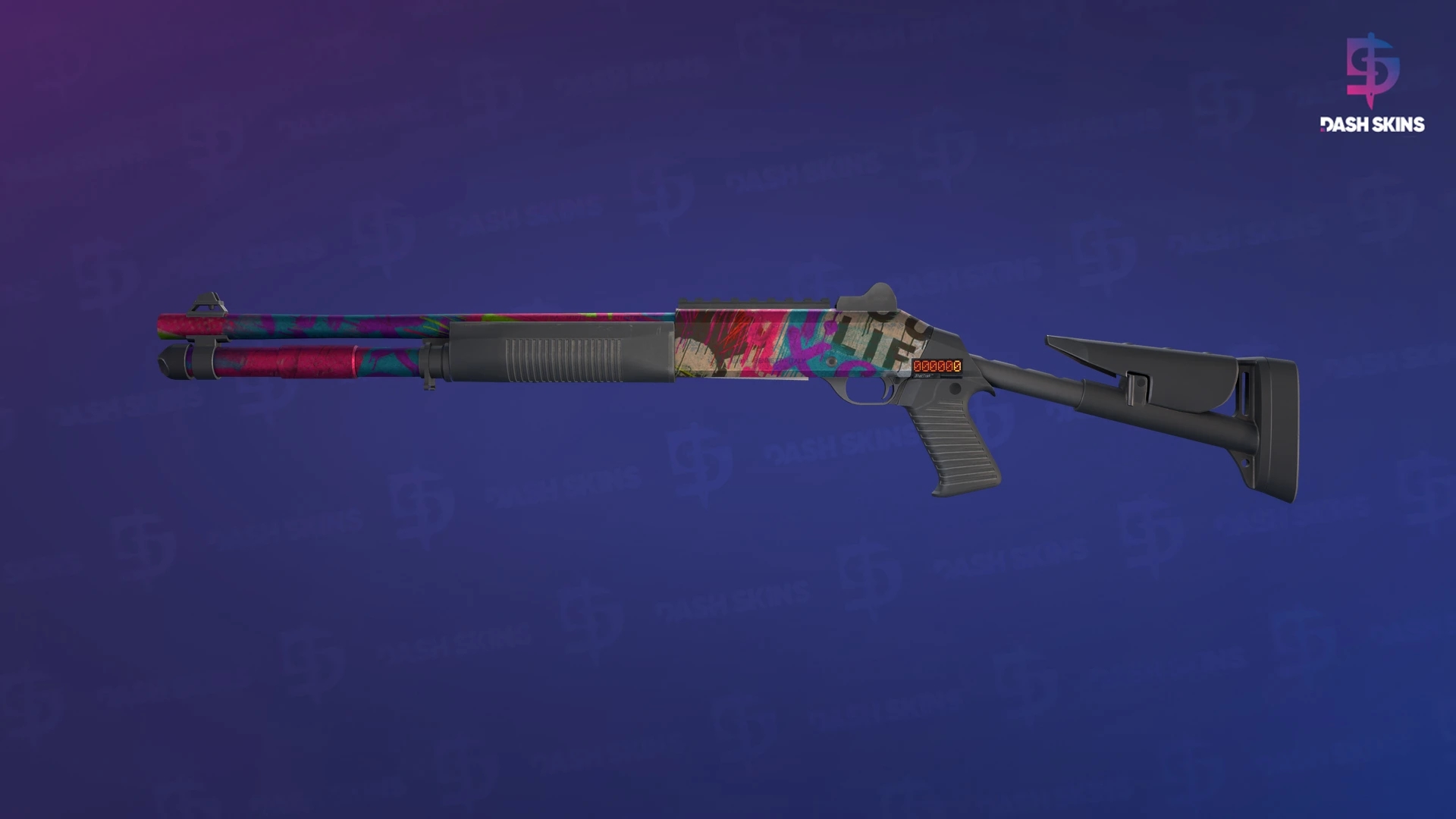 StatTrak™ XM1014 | XOXO (Battle-Scarred) Screenshot Playside