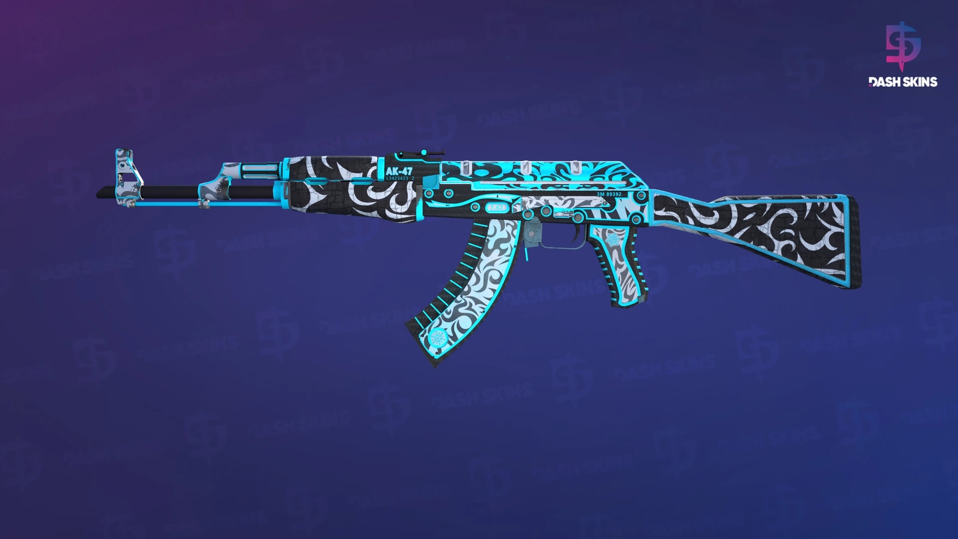 AK-47 | Frontside Misty (Minimal Wear) Screenshot Playside