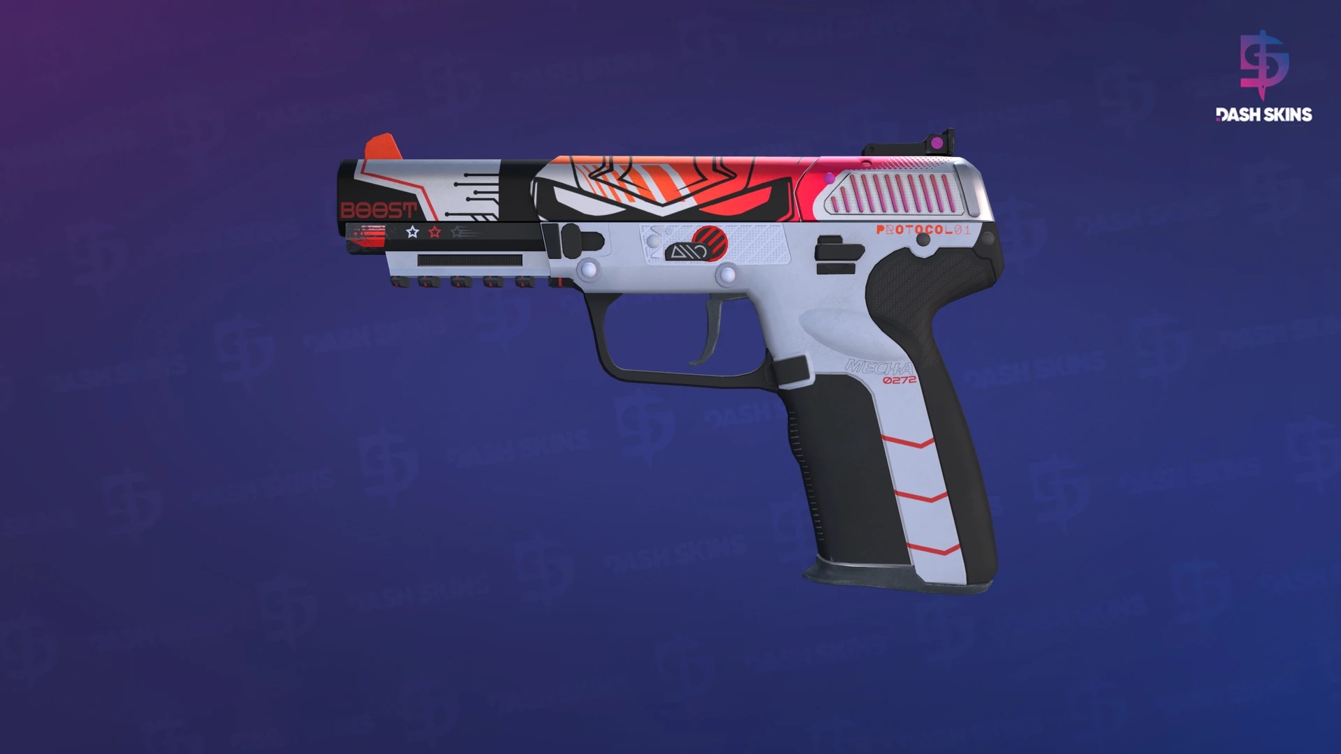 Five-SeveN | Boost Protocol (Factory New) Screenshot Playside