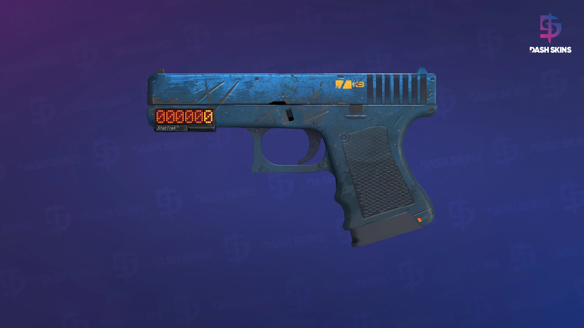 StatTrak™ Glock-18 | Off World (Battle-Scarred) Screenshot Playside