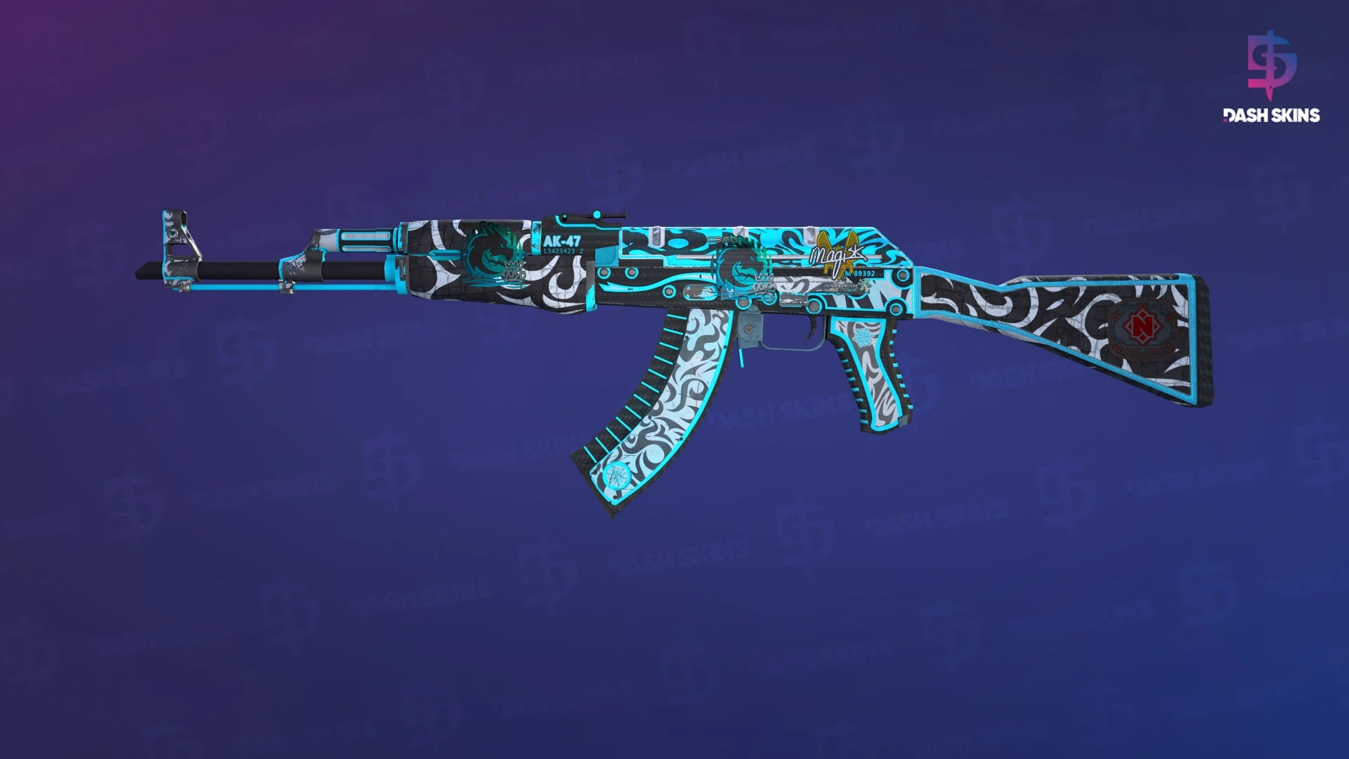 AK-47 | Frontside Misty (Field-Tested) Screenshot Playside