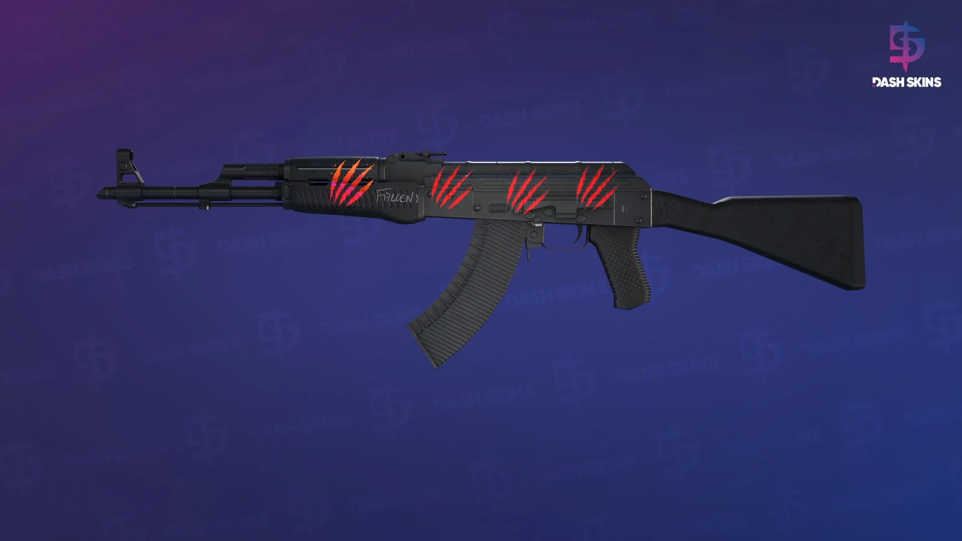 AK-47 | Slate (Well-Worn) Screenshot Playside