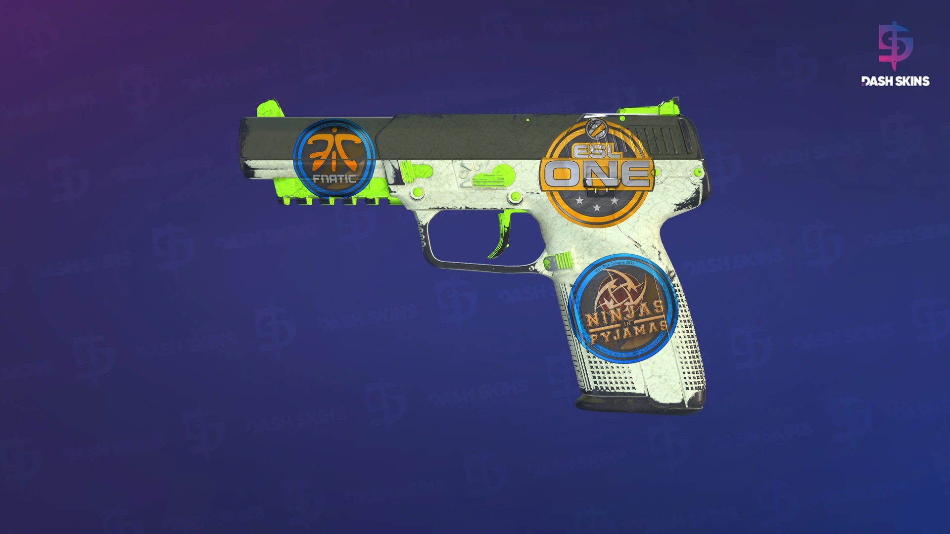 Souvenir Five-SeveN | Hot Shot (Well-Worn) Screenshot Playside