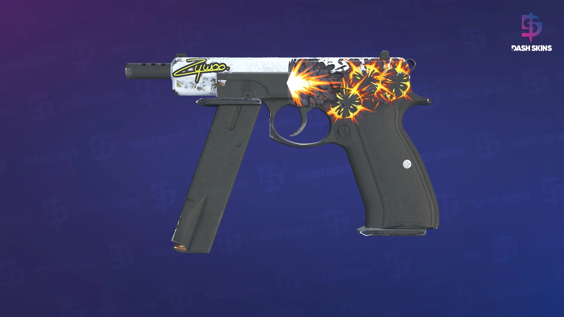 CZ75-Auto | Tuxedo (Field-Tested) Screenshot Playside