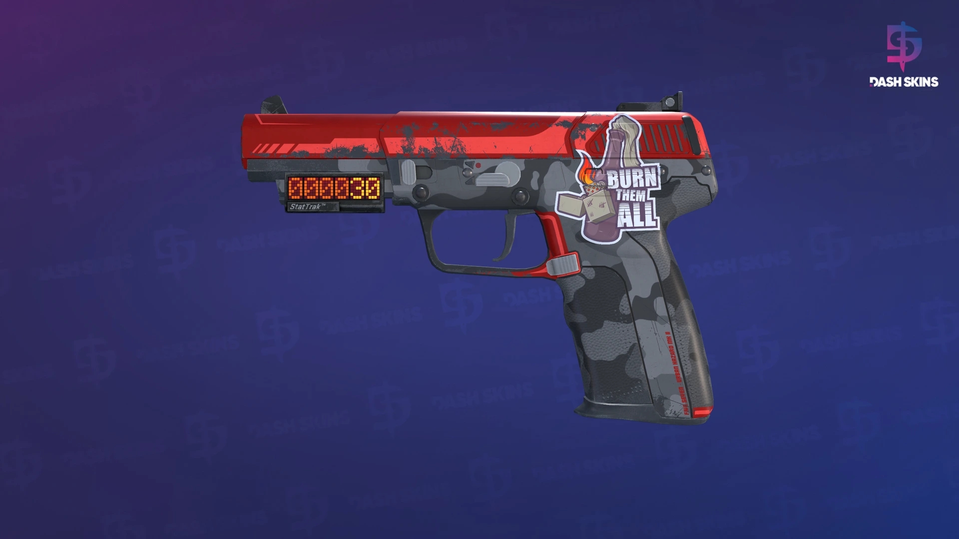 StatTrak™ Five-SeveN | Urban Hazard (Field-Tested) Screenshot Playside