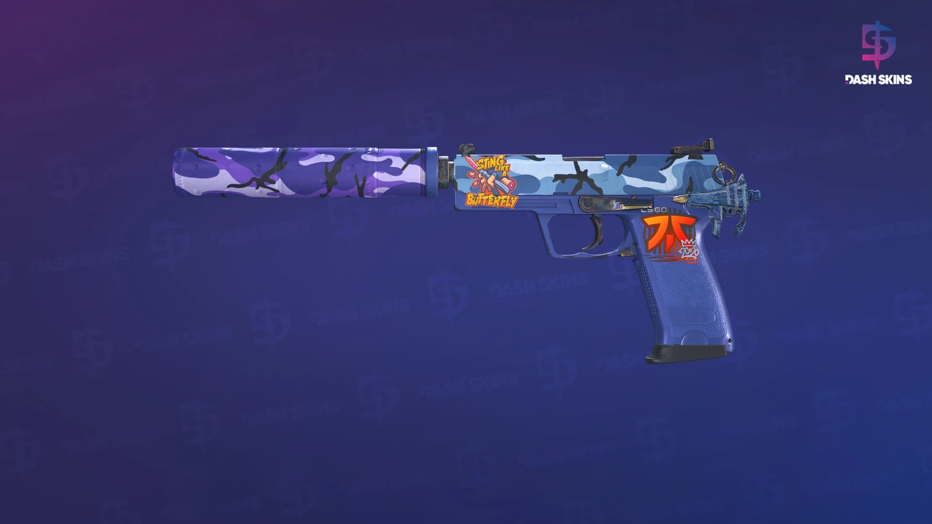 USP-S | Alpine Camo (Minimal Wear) Screenshot Playside