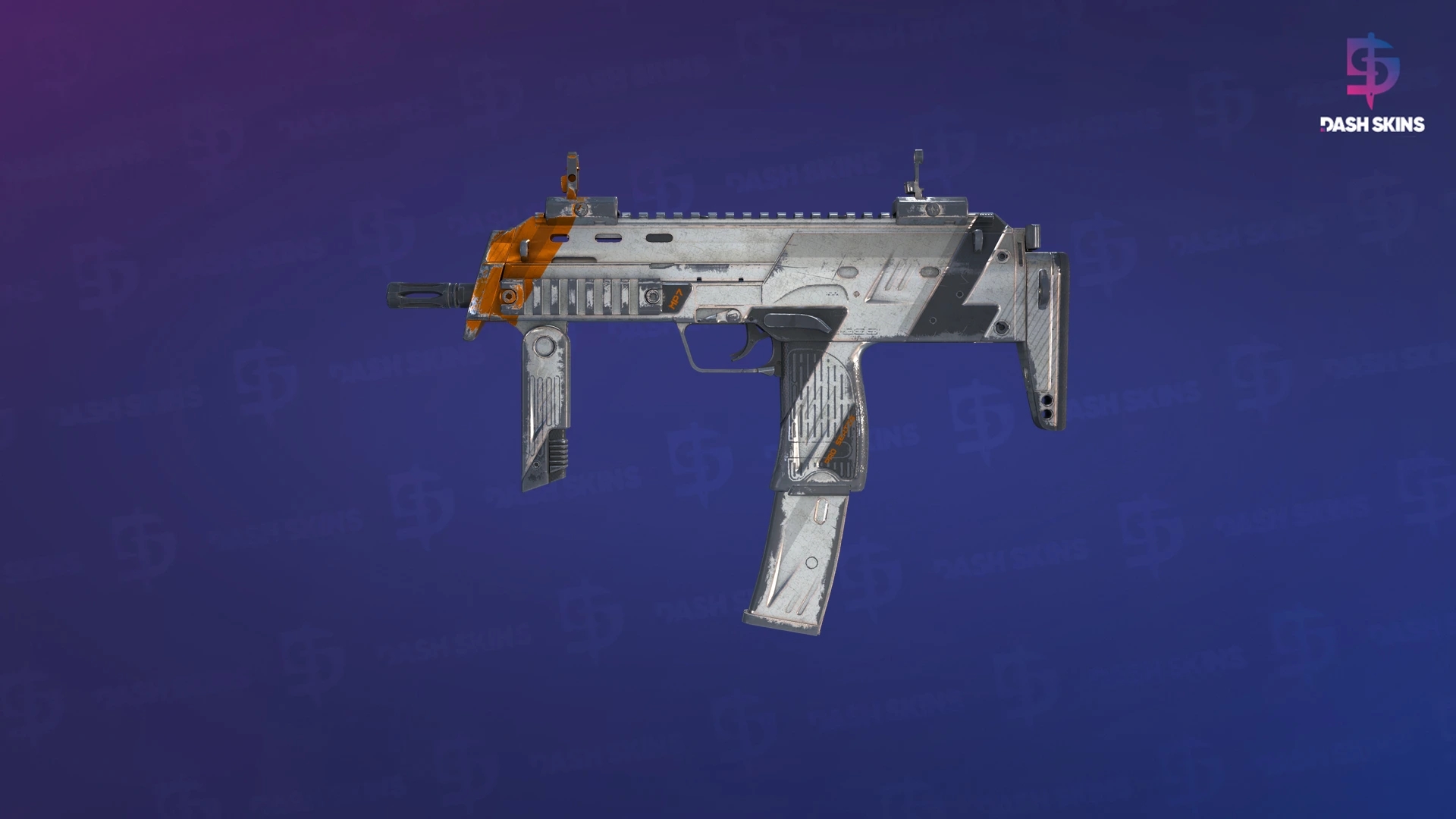MP7 | Amberline (Well-Worn) Screenshot Playside