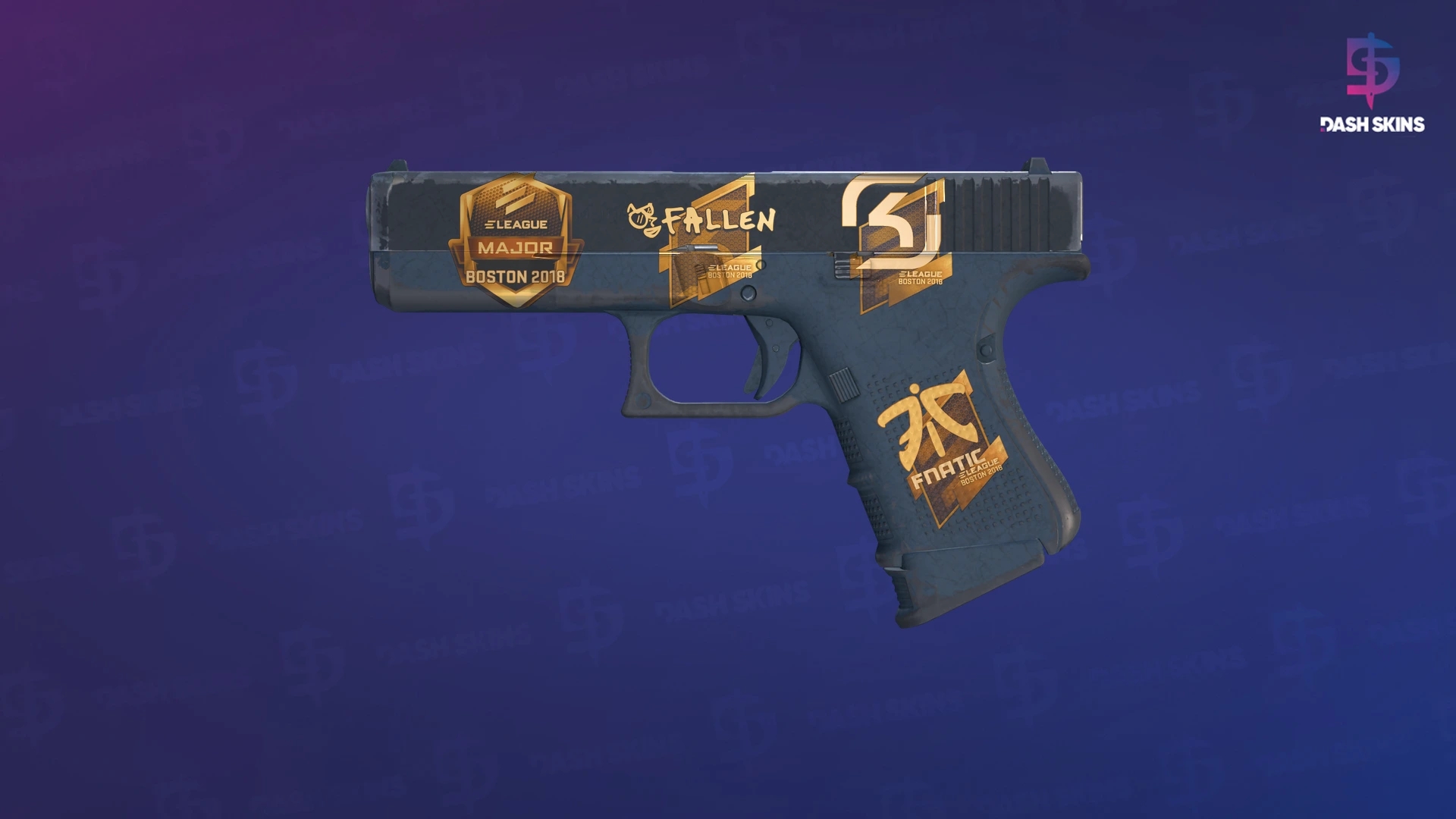 Souvenir Glock-18 | Night (Battle-Scarred) Screenshot Playside