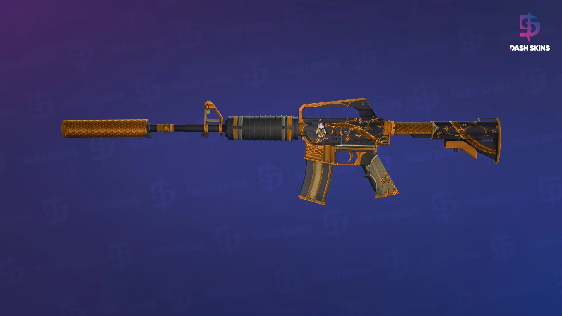 M4A1-S | Golden Coil (Field-Tested) Screenshot Playside