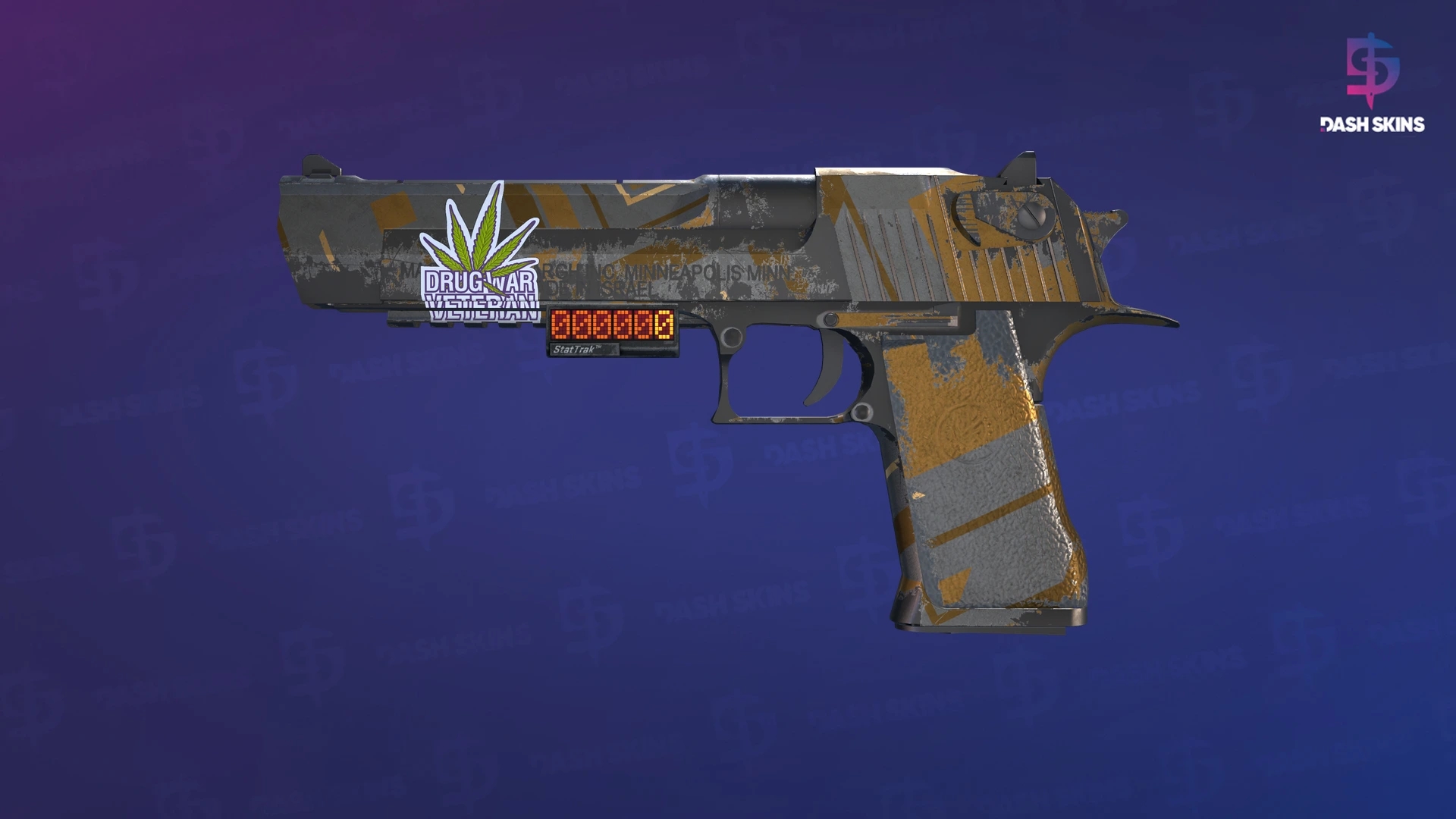 StatTrak™ Desert Eagle | Bronze Deco (Well-Worn) Screenshot Playside