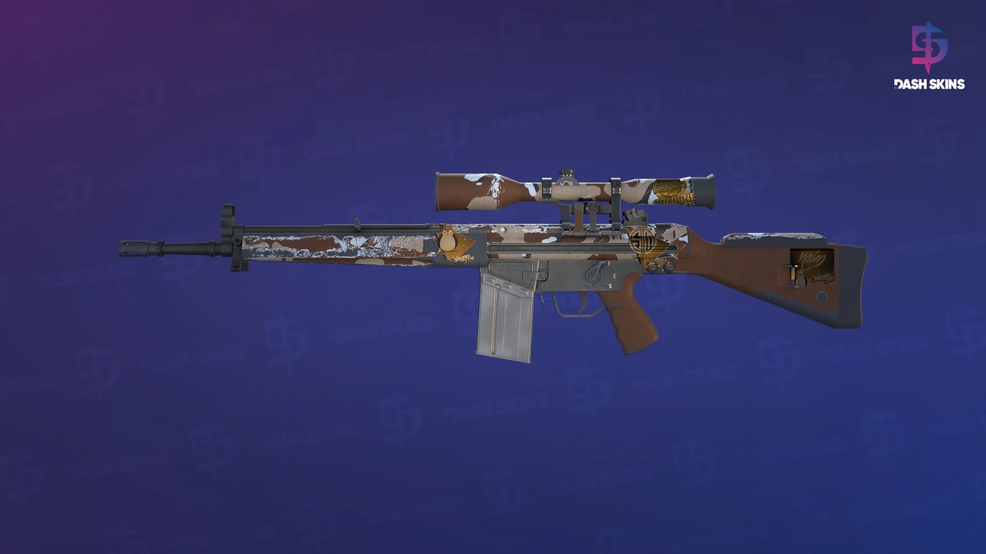 Souvenir G3SG1 | Desert Storm (Well-Worn) Screenshot Playside
