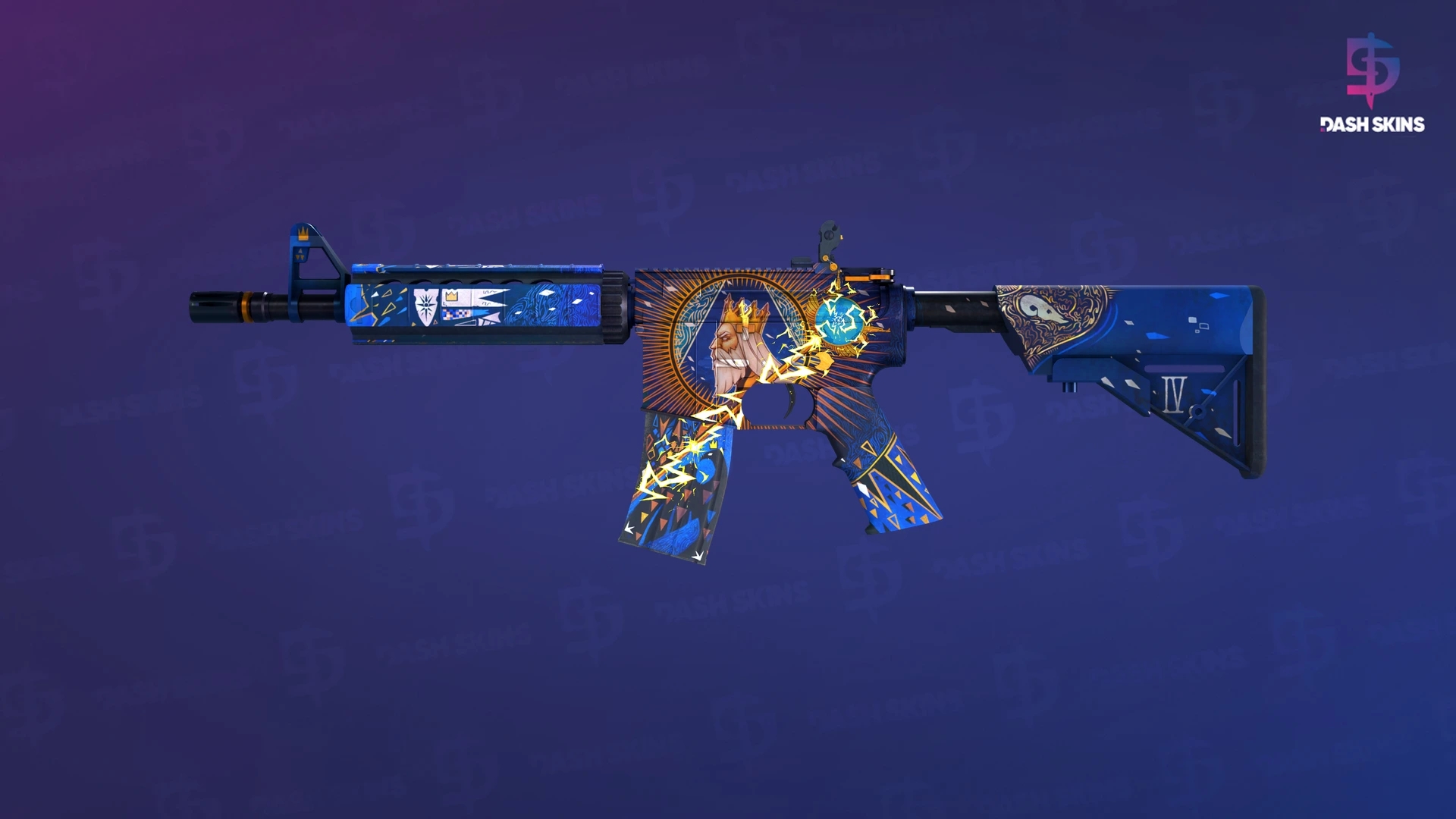 M4A4 | The Emperor (Minimal Wear) Screenshot Playside