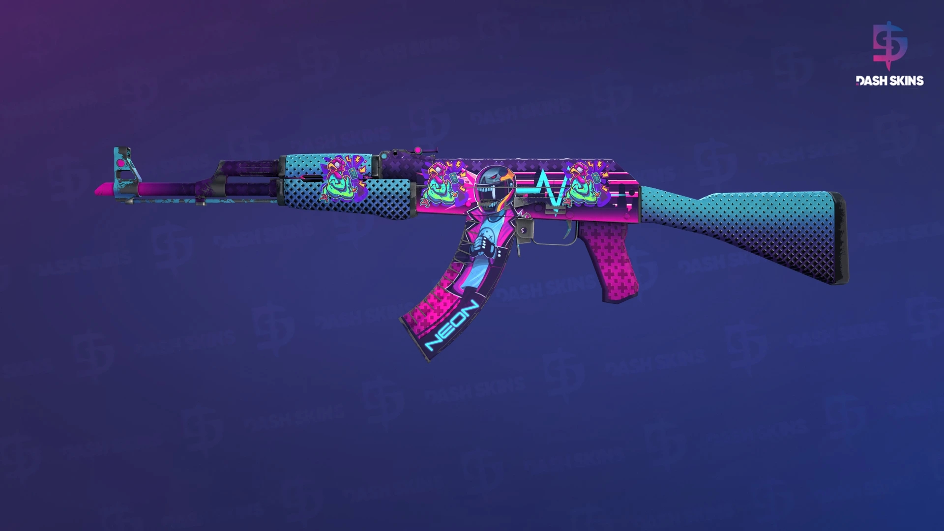 AK-47 | Neon Rider (Field-Tested) Screenshot Playside