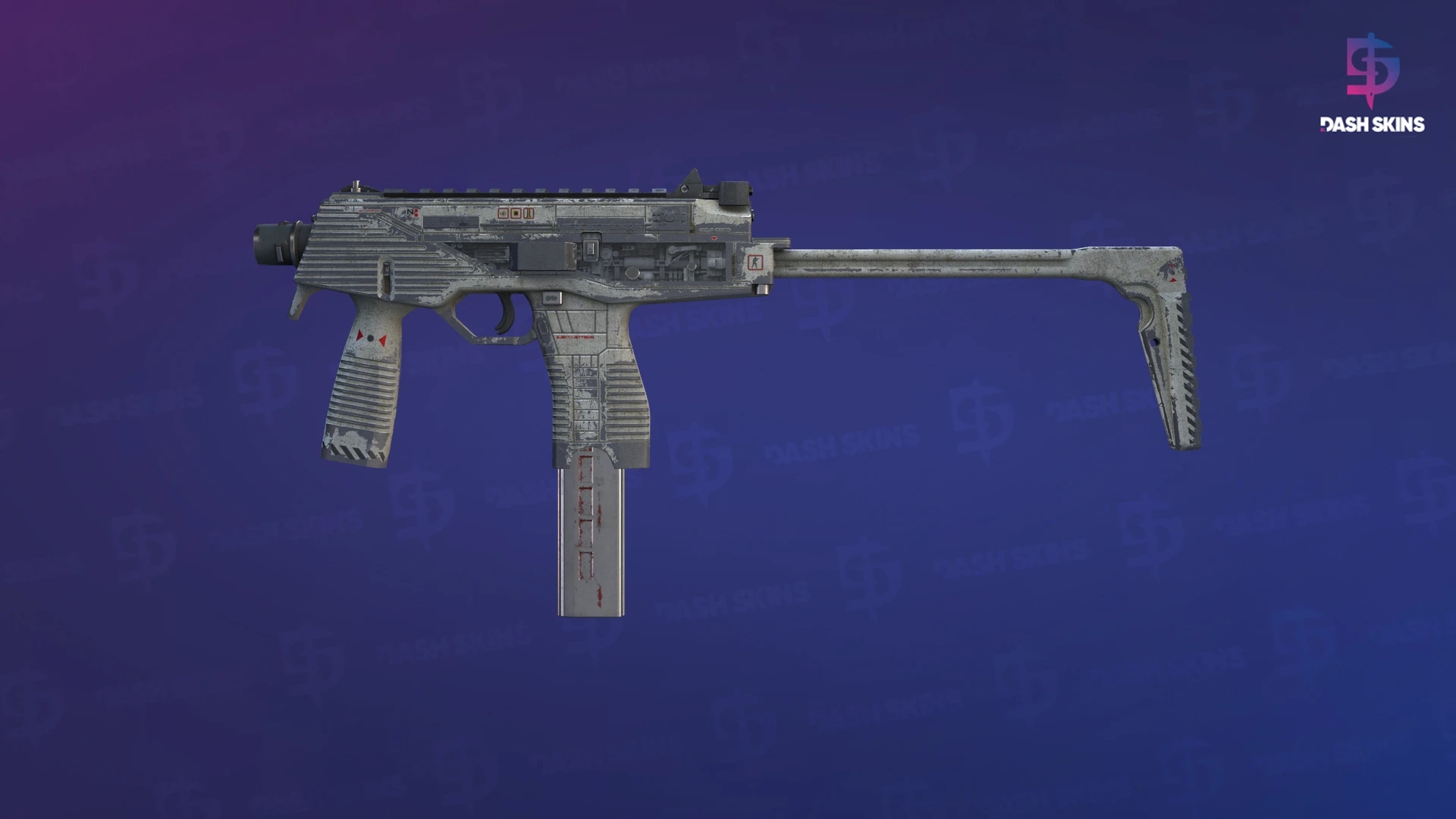 MP9 | Airlock (Battle-Scarred) Screenshot Playside